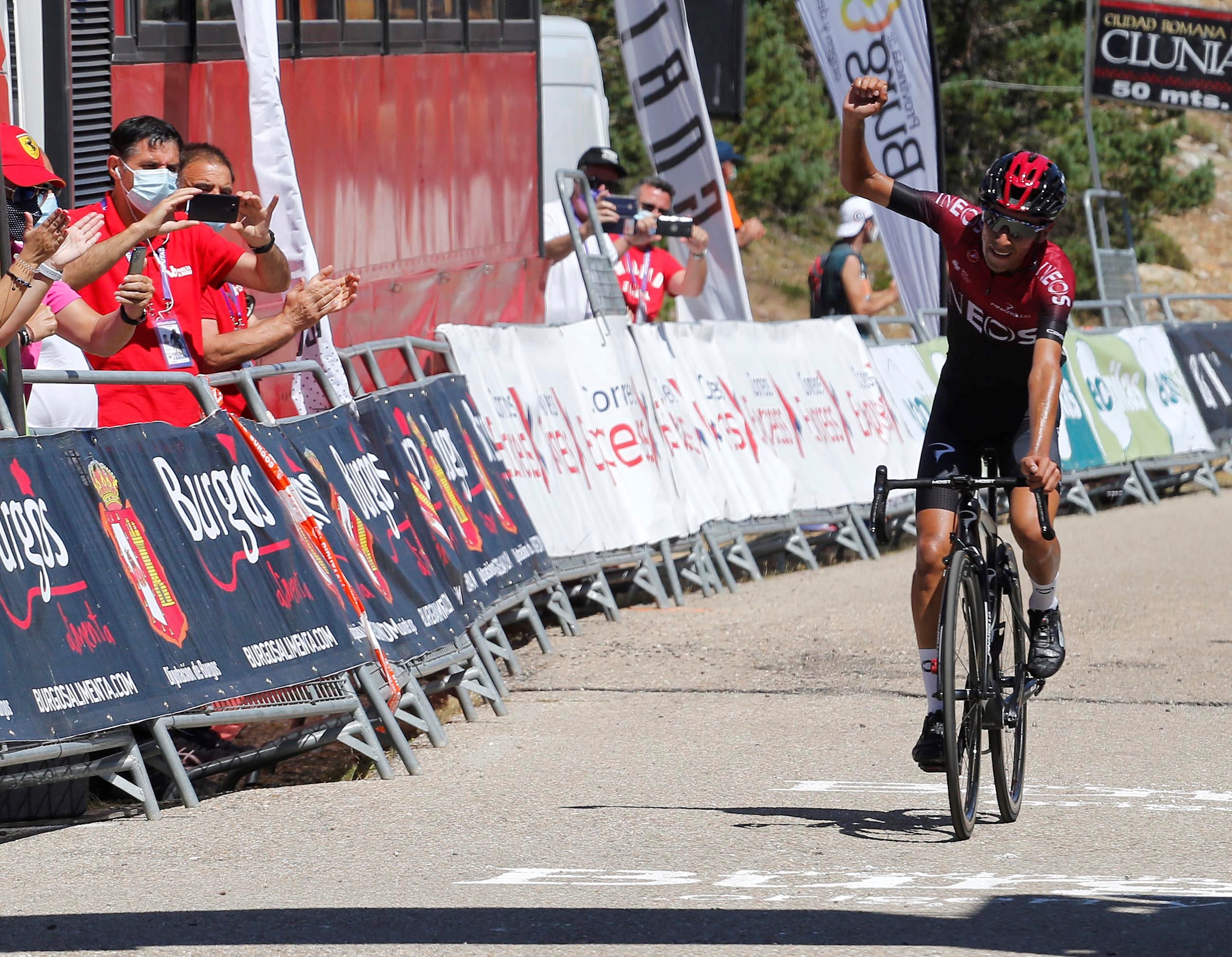 El ciclista Iván Ramiro Sosa (INEOS) será otro de los colombianos participantes en la Vuelta a Burgos 2021. Foto: EFE/Santi Otero/Archivo.

