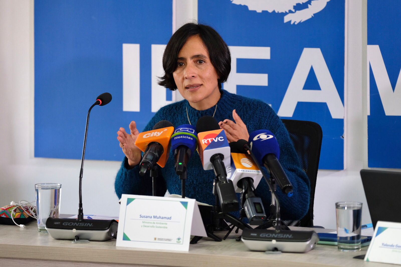 En la imagen, la ministra de Ambiente, Susana Muhamad. Foto: Ministerio de Ambiente