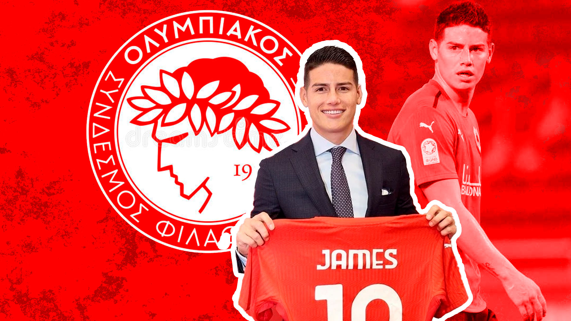 Oficial: James Rodríguez nuevo jugador de Olympiacos FC - Infobae