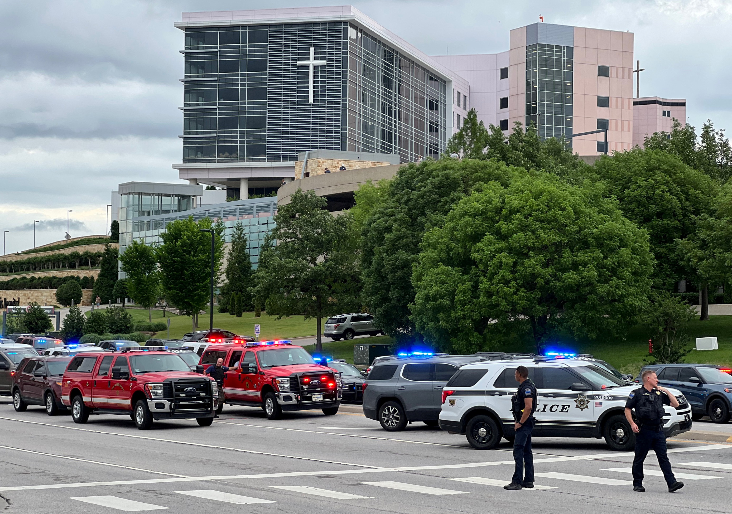 Las autoridades cerraron el tráfico mientras se desarrollaba la investigación (REUTERS/Michael Noble Jr.)