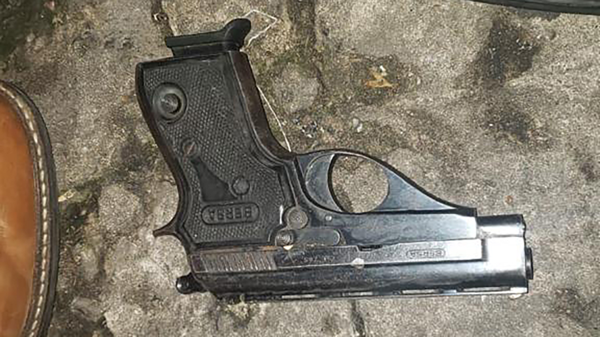 La pistola Bersa de Sabag Montiel.