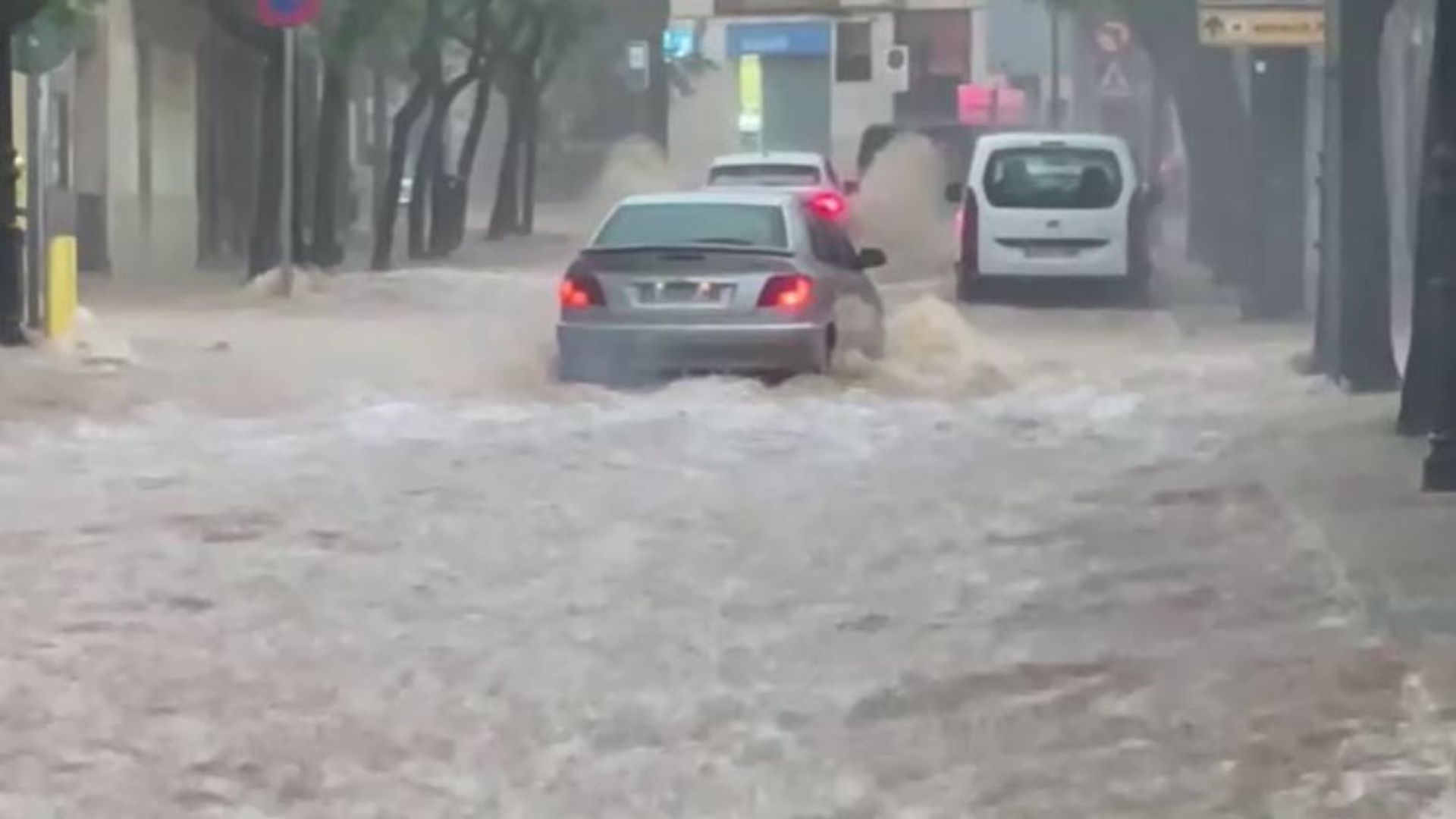 Las imágenes de inundaciones que dejaron las fuertes lluvias en la costa mediterránea española