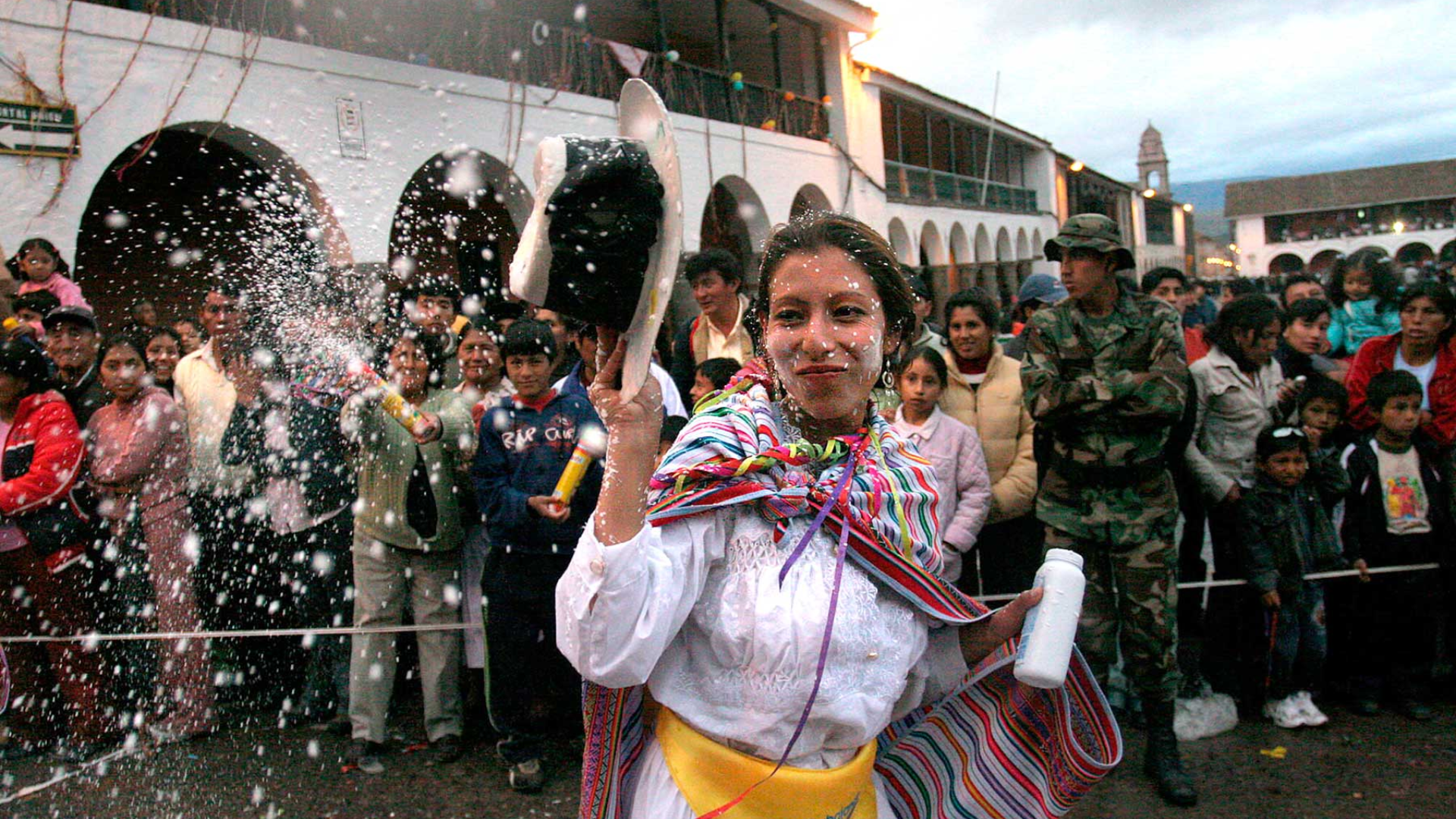 Peru is filled with joy and culture in the first months of the year with the summer carnivals.  (Andean)