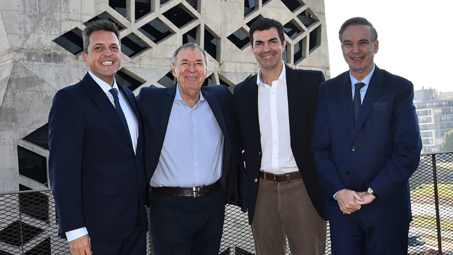 Sergio Massa, Juan Schiaretti, Juan Manuel Urtubey y Miguel Pichetto, socios fundadores de Alternativa Federal 