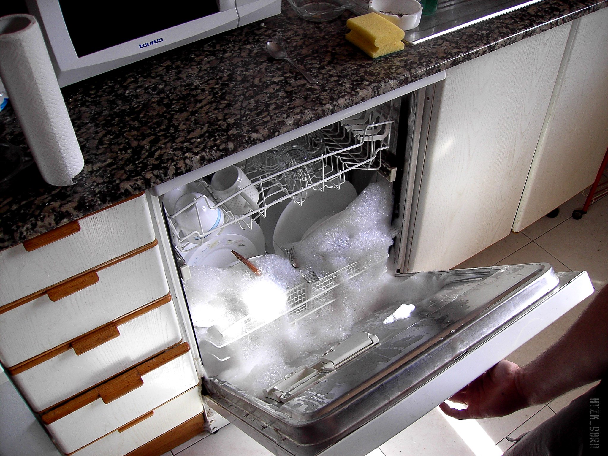 Los lavavajillas pueden consumir mucha agua o electricidad sino se toman las medidas adecuadas. Foto: Flickr