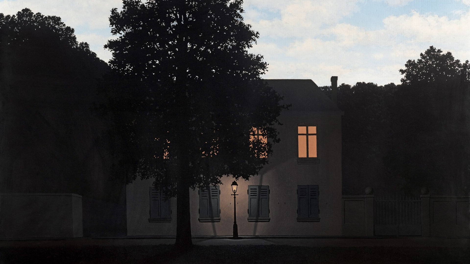La belleza de la semana: “El imperio de las luces”, de René Magritte