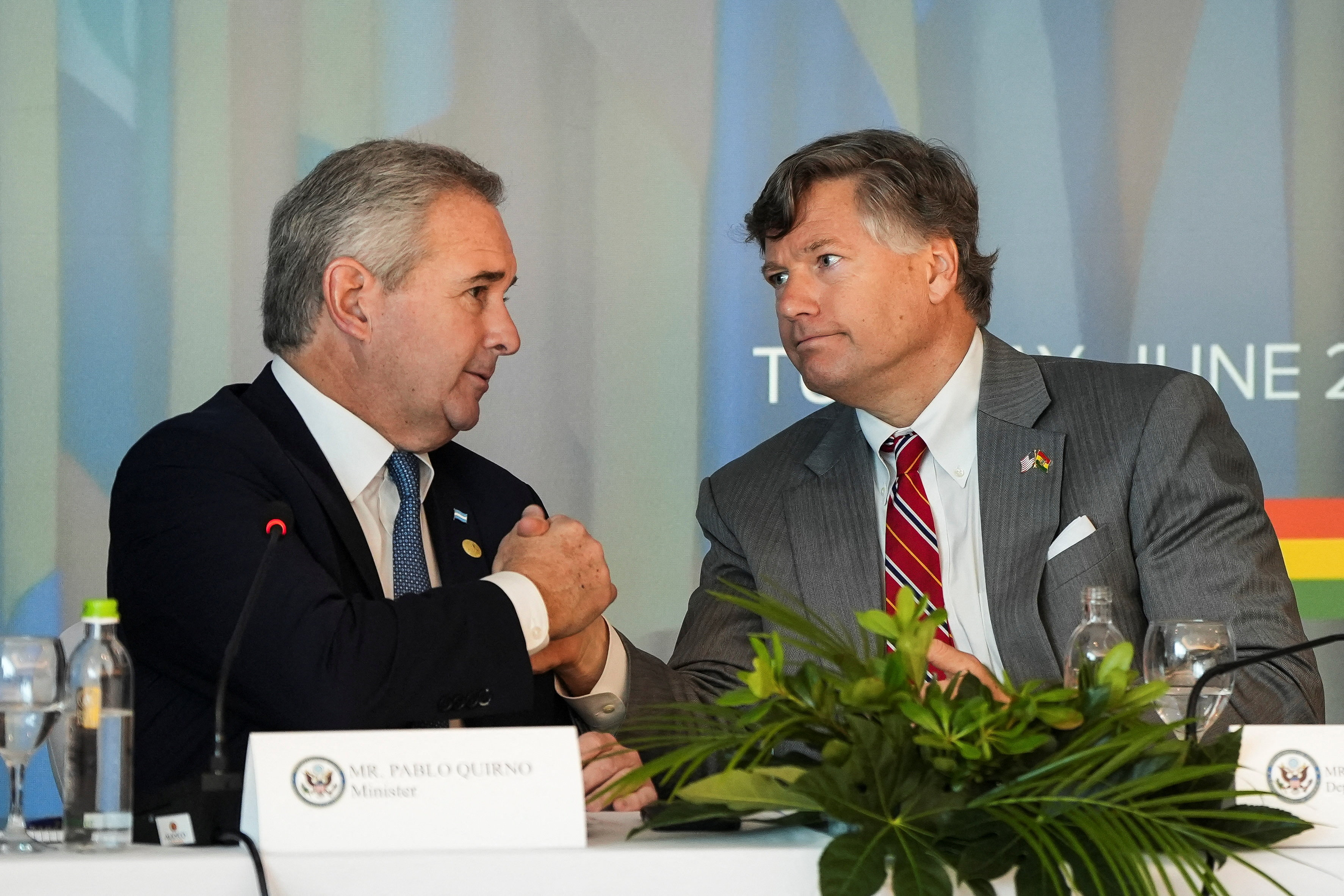 Estados Unidos envía a sus dos principales funcionarios para la región a la Argentina para impulsar el Corredor Andes-Atlántico