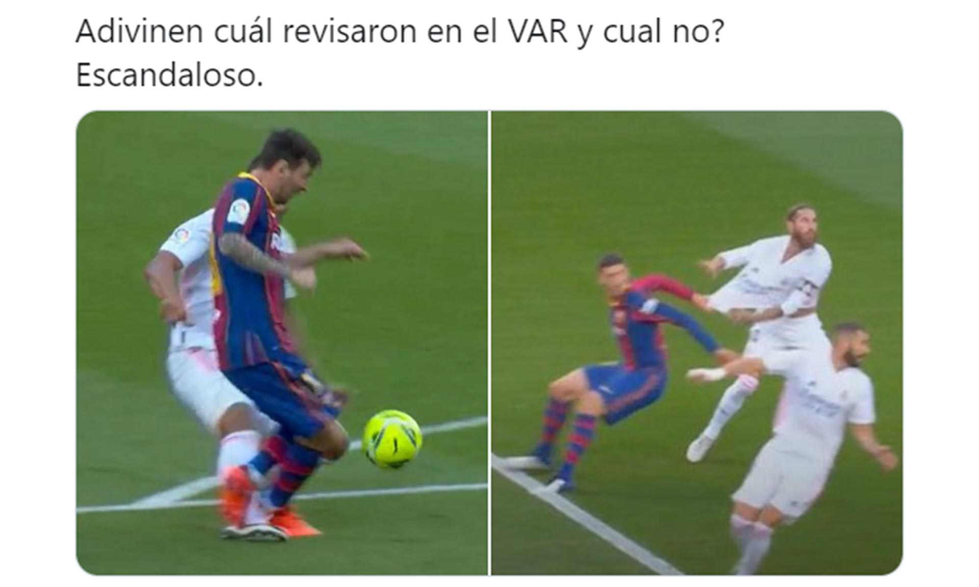 Los Mejores Memes Del Clasico Con El Foco En Las Decisiones Del Var Que Favorecieron Al Real Madrid Infobae