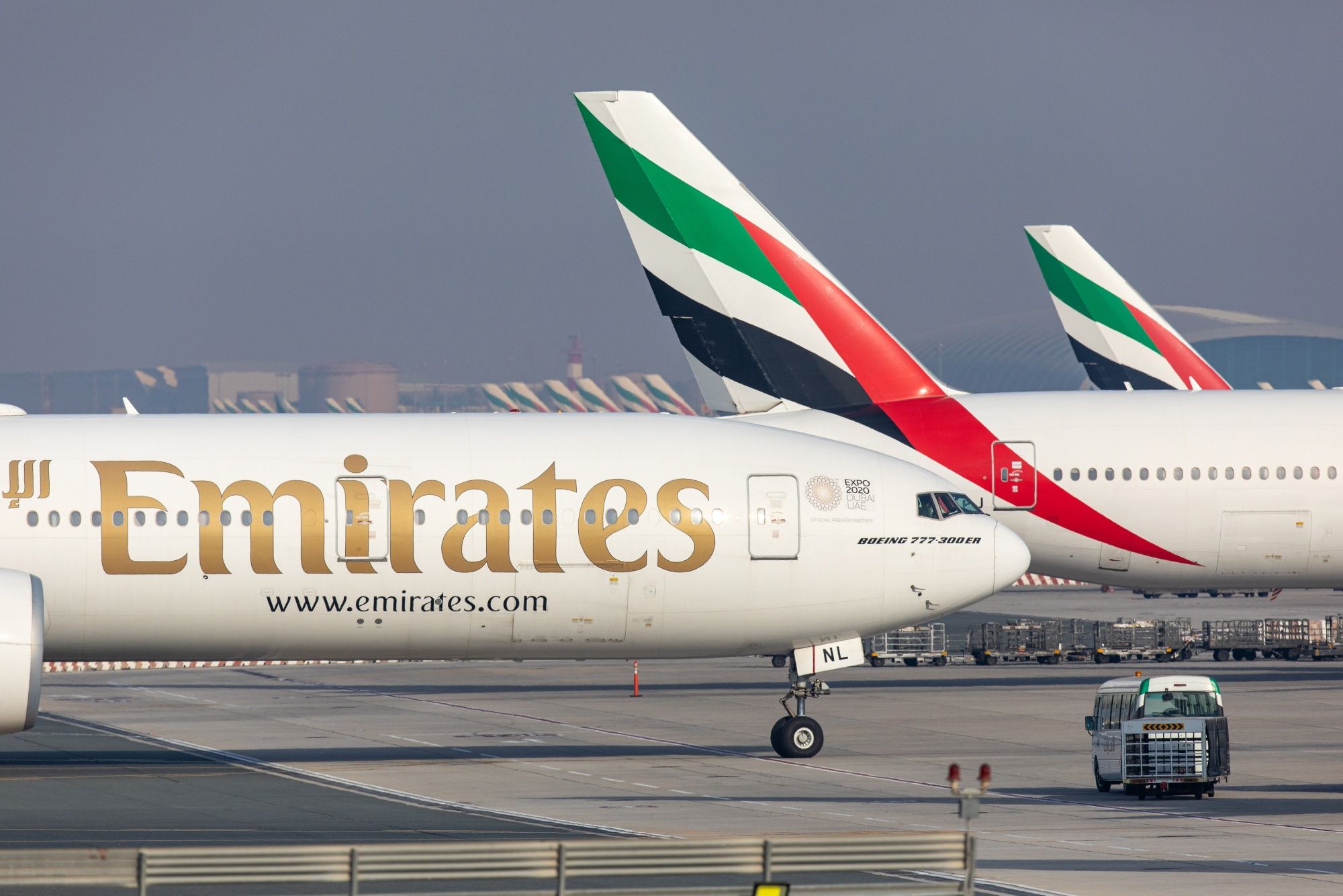 Emirates, la empresa que volverá al país en noviembre y que apuesta a sostener la ruta con Buenos Aires durante 2023. Christopher Pike/Bloomberg