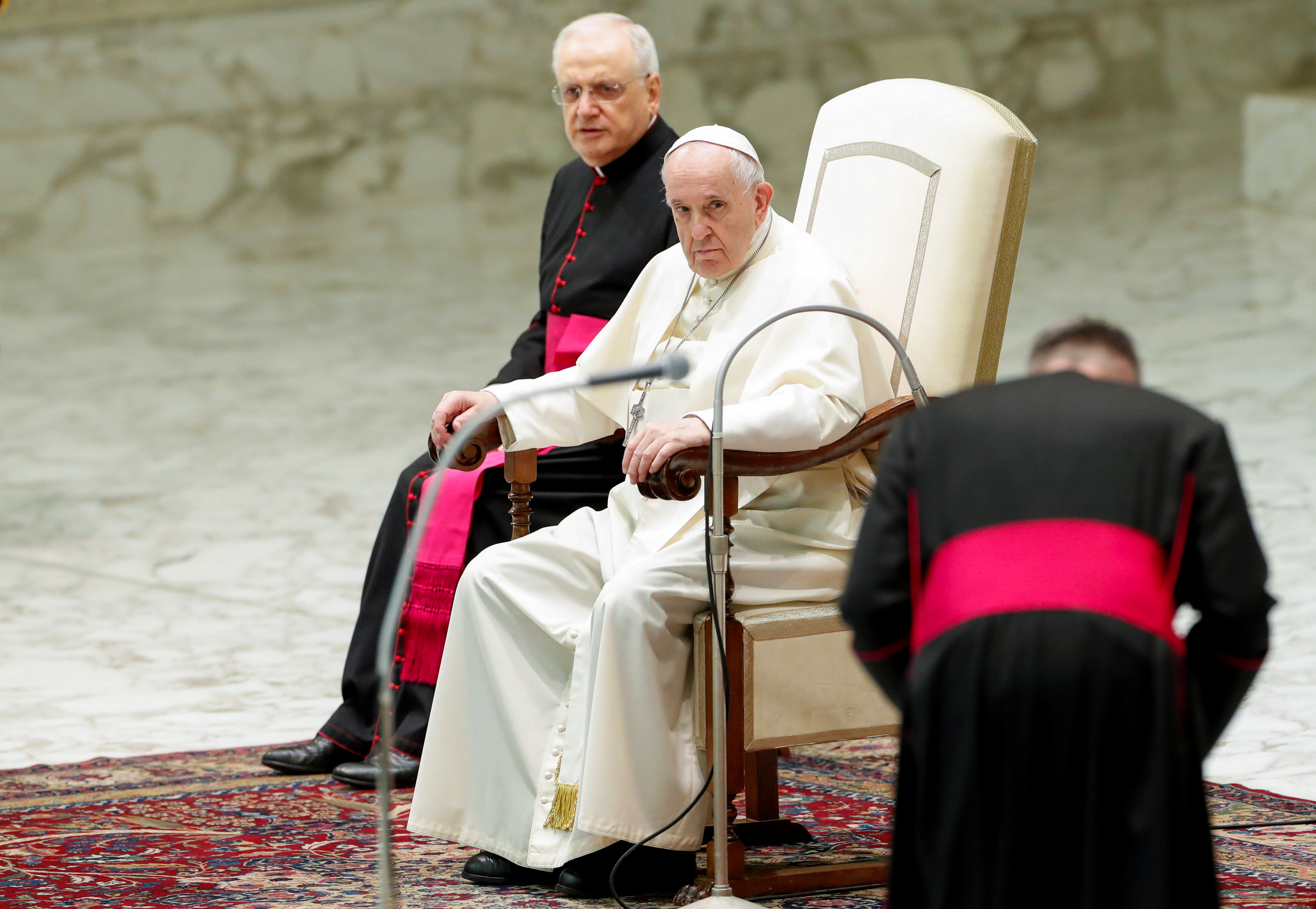 El papa Francisco en una audiencia general semanal en el Aula Pablo VI del Vaticano, el 8 de septiembre de 2021. REUTERS / Remo Casilli