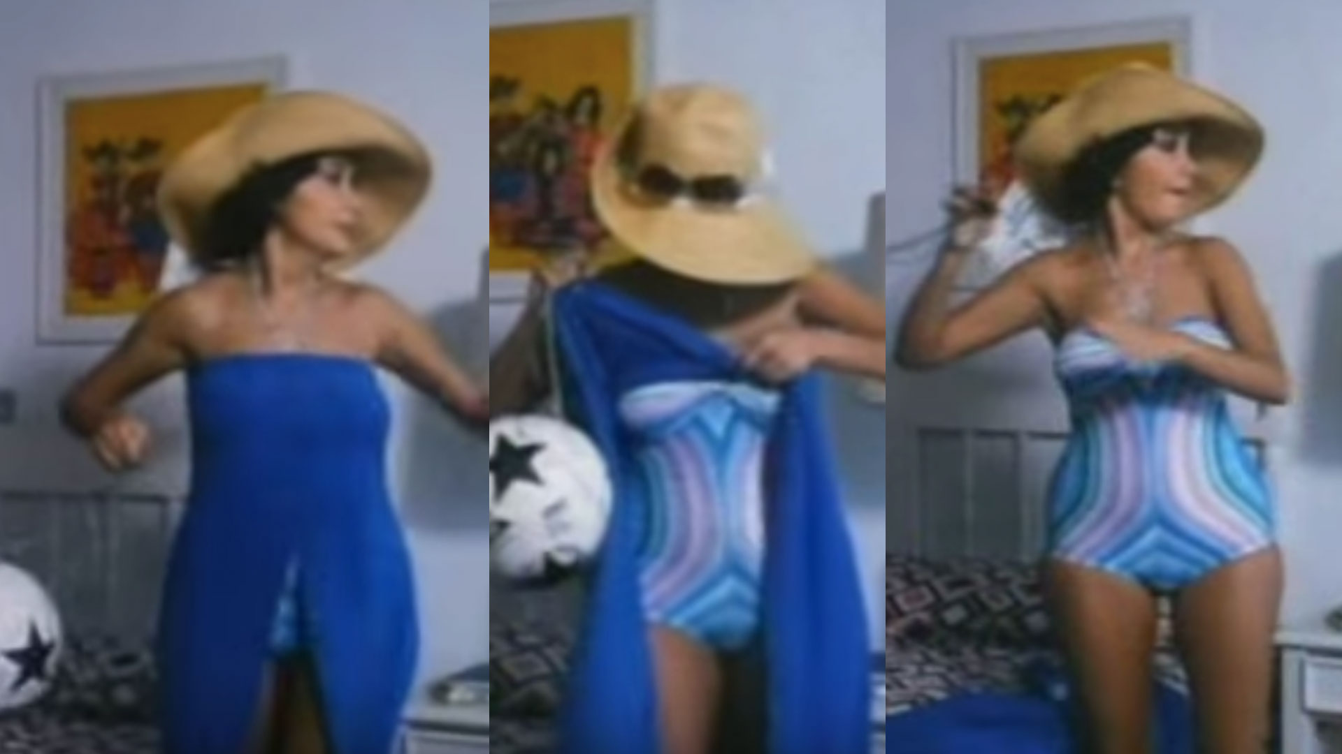 En "El Chanfle 2", María accedió a quitarse la ropa para aparecer en traje de baño bajo el personaje de "Diana".