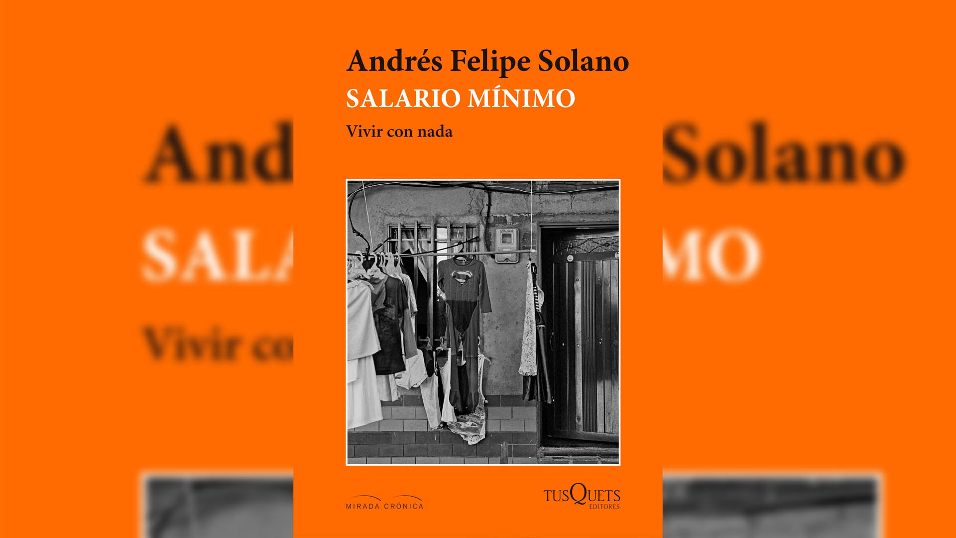 Salario mínimo”, del escritor colombiano Andrés Felipe Solano, entre los  diez libros mejor diseñados en Corea - Infobae