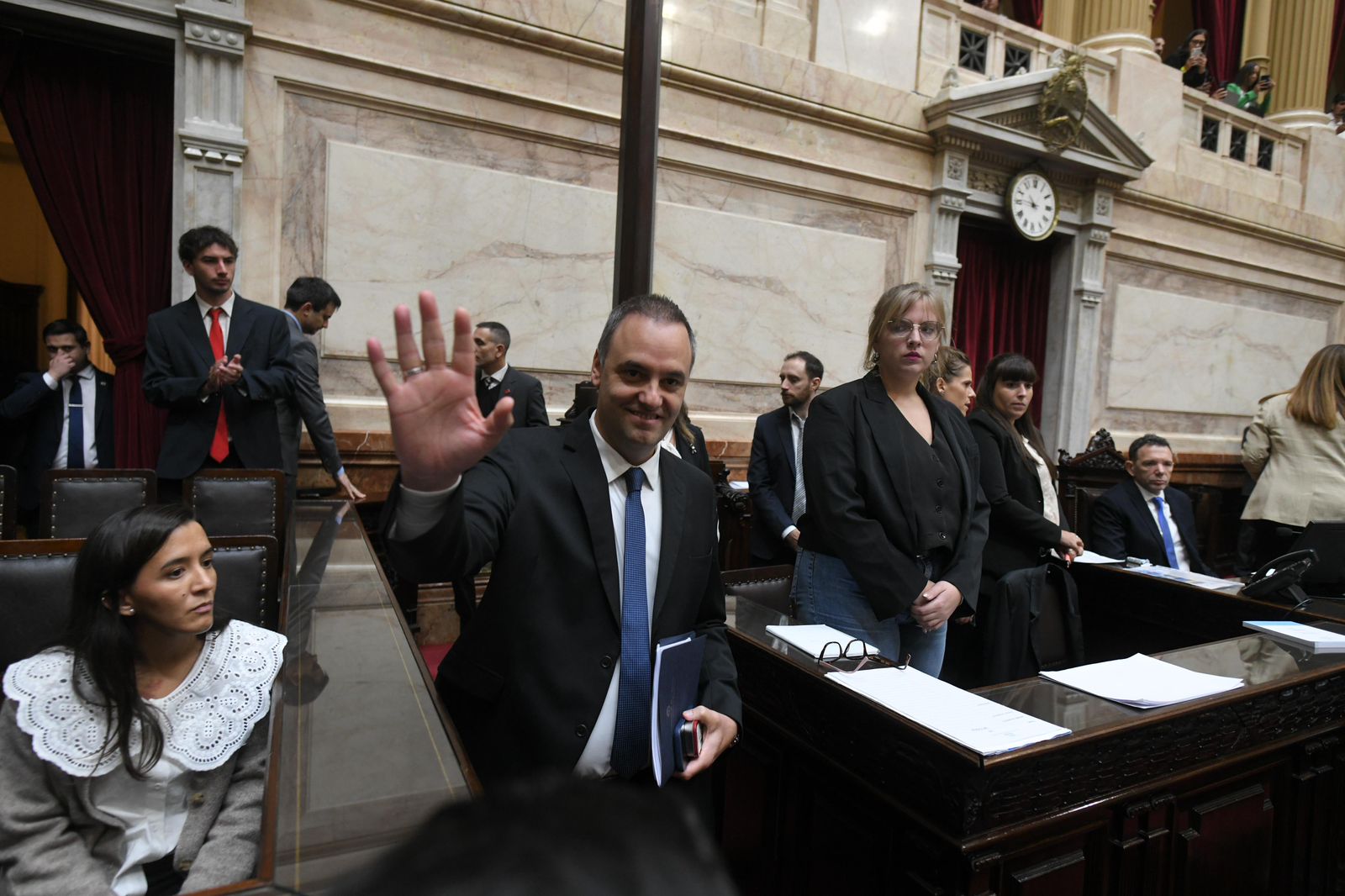 Manuel Adorni en el Congreso, en vivo: 