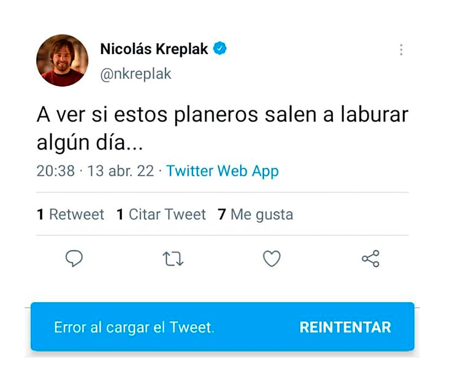 Le hackearon la cuenta de Twitter al ministro de Salud bonaerense, Nicolás Kreplak