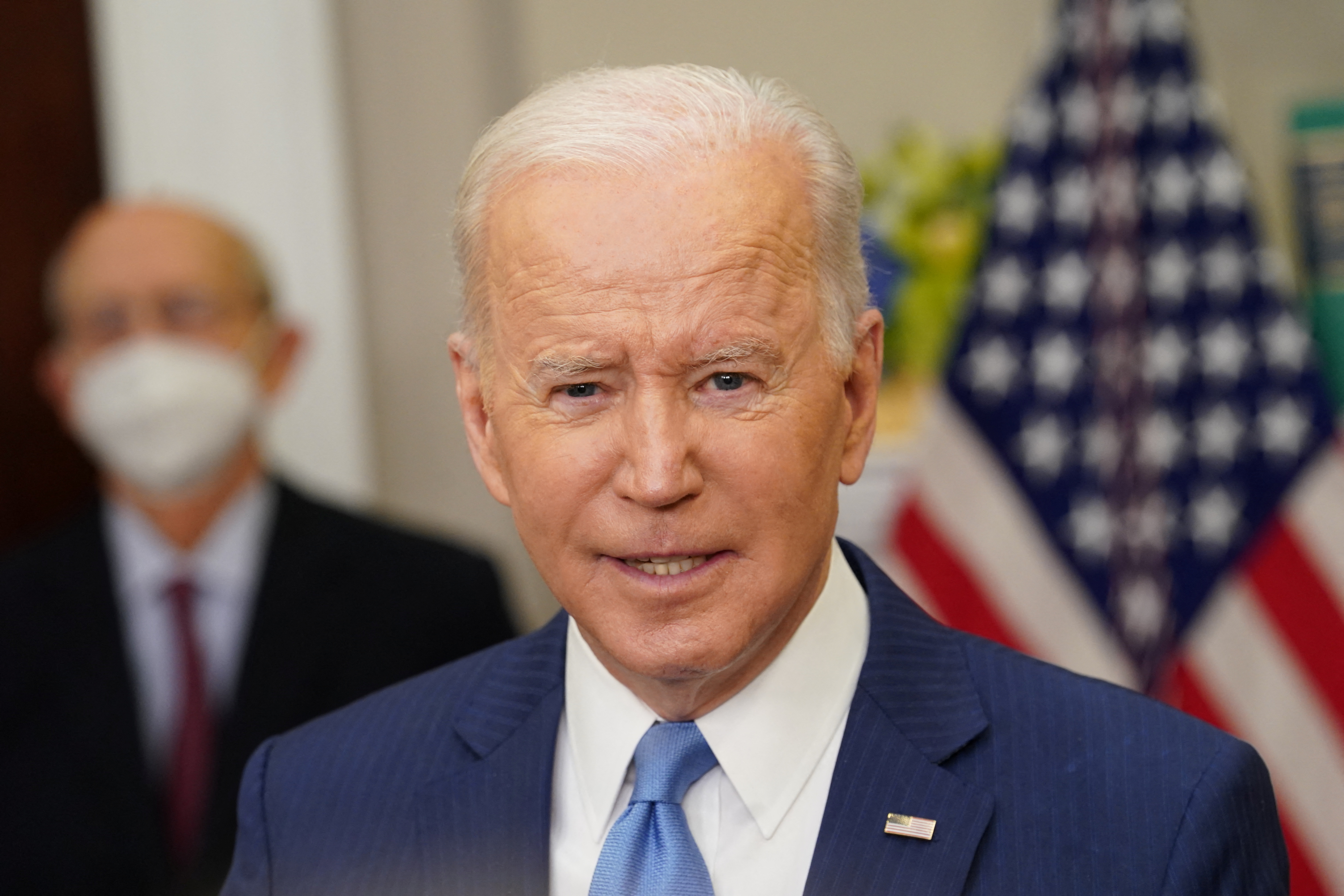 El presidente de EE.UU., Joe Biden, en la Casa Blanca en Washington, EE.UU., el 27 de enero de 2022. REUTERS/Kevin Lamarque