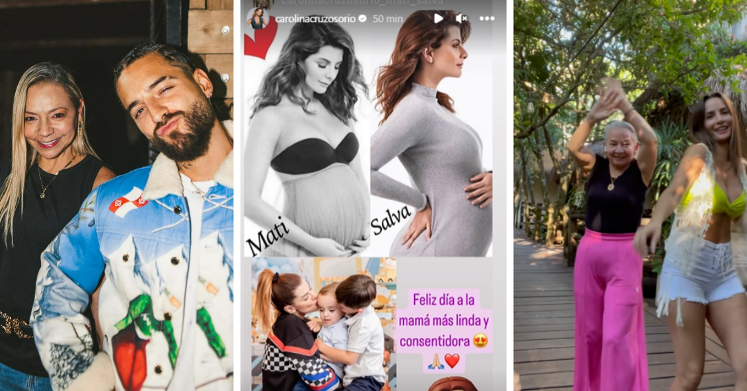 Carmen Villalobos, Maluma, Lina Tejeiro y otros famosos celebraron el Día de la Madre con mensajes en sus redes sociales