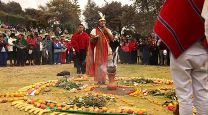 Celebración del Kolla Raymi en Ecuador. (Foto: El Comercio).