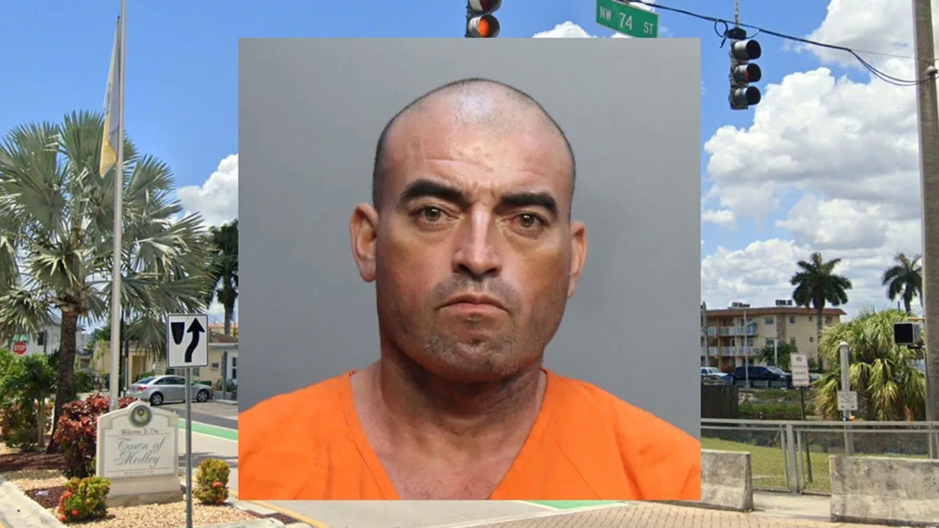 Roberto Hercules, arrested for attacking a woman in the street with a machete