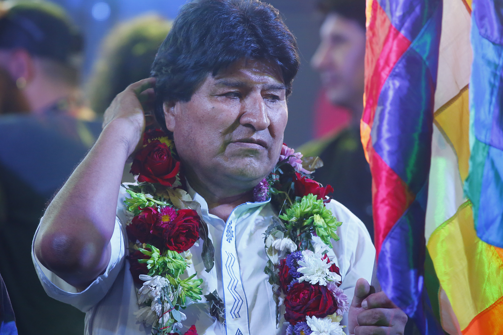 Evo Morales volvió a criticar al gobierno de Luis Arce (Crédito: Luciano Gonzalez)
