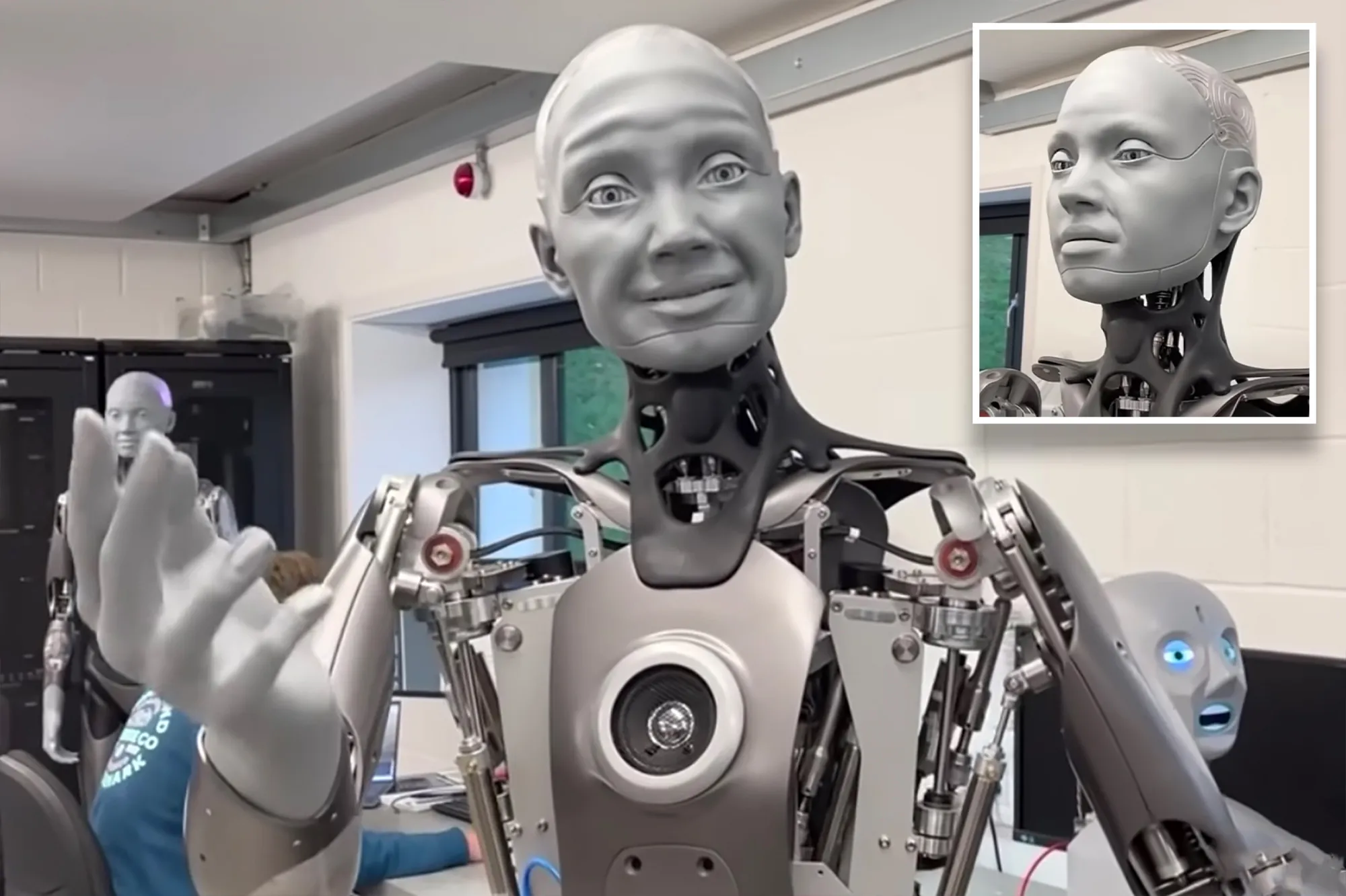 Un robot llamado Ameca realiza expresiones humanas totalmente realistas -  Infobae
