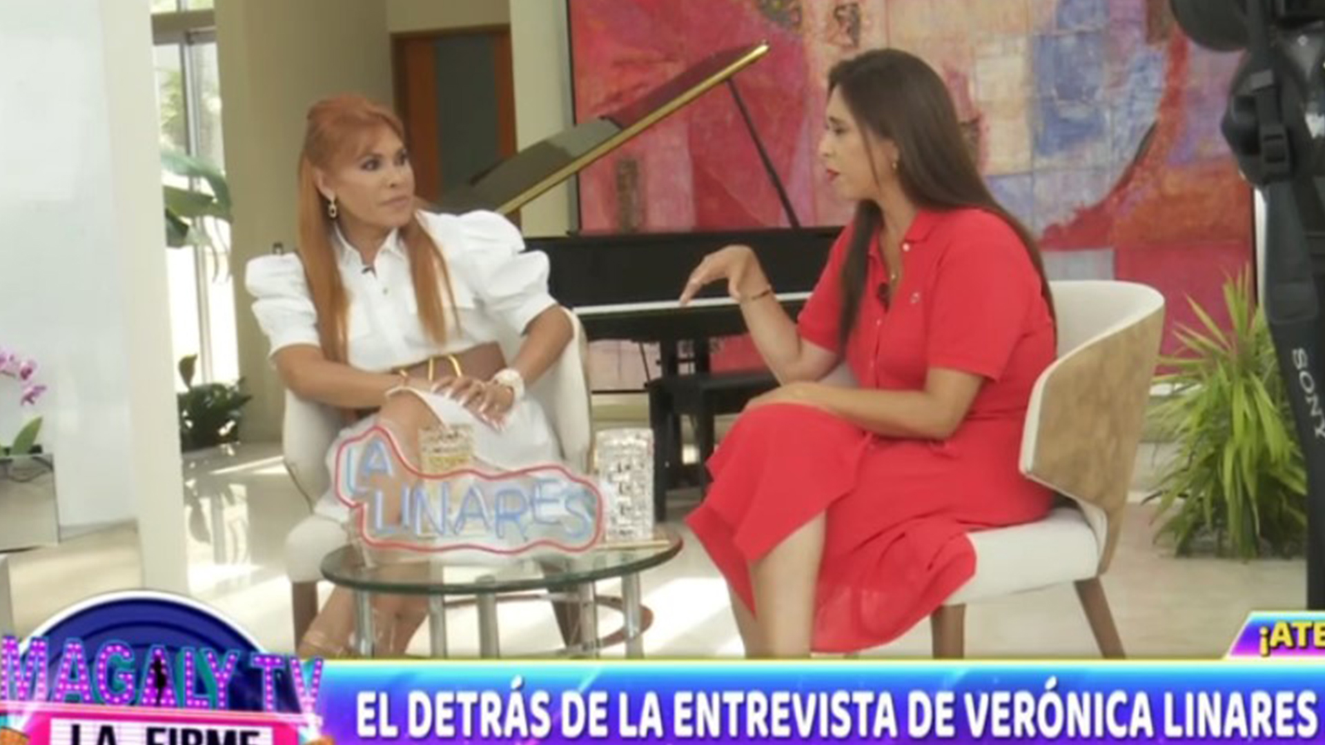 Magaly TV: La Firme: Detrás de cámaras de la entrevista de Verónica Linares y Alejandra Baigorria defendió a Said Palao