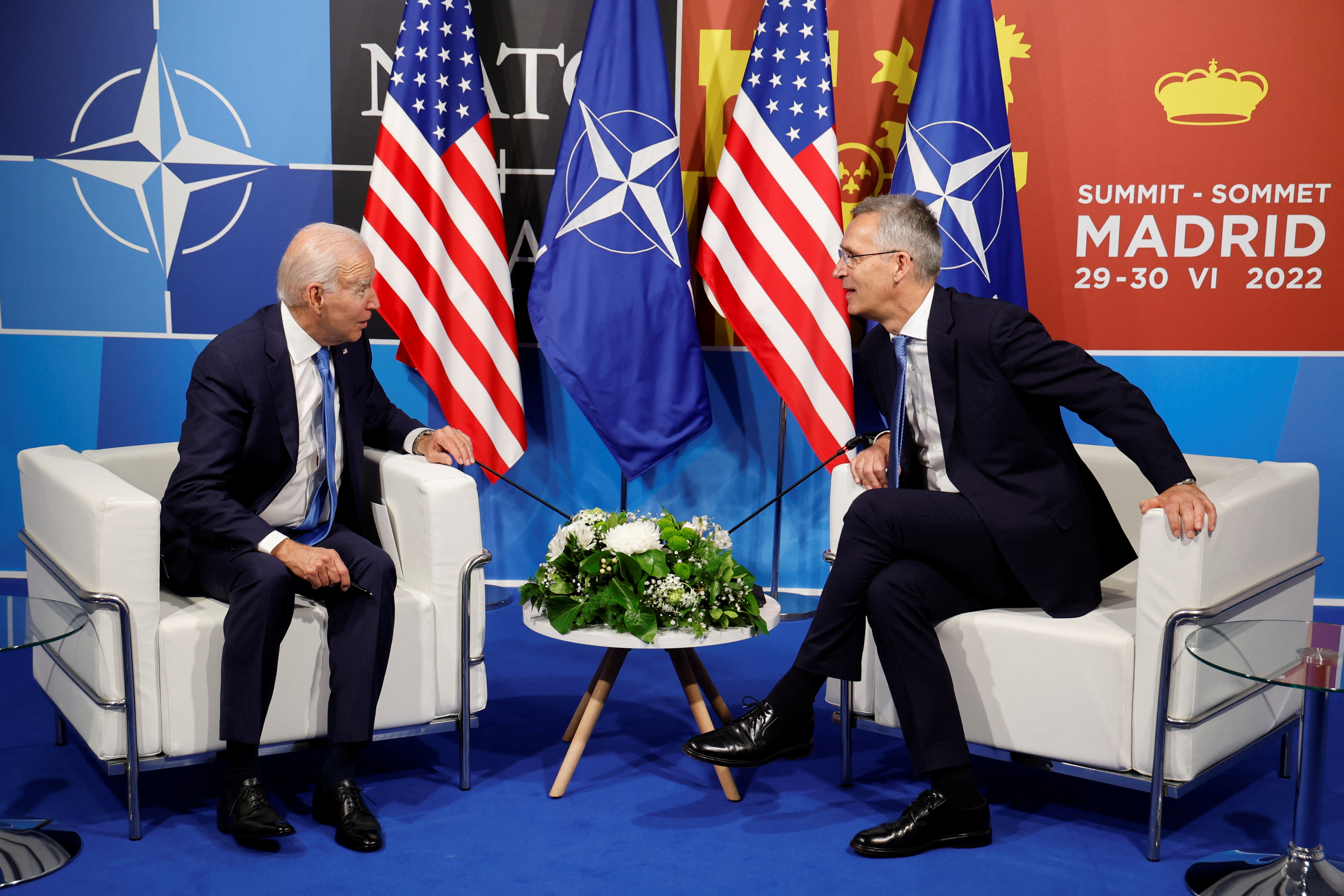Biden explicó al inicio de un encuentro bilateral con el secretario general de la OTAN, Jens Stoltenberg, que la Alianza “es ahora más necesaria que nunca”