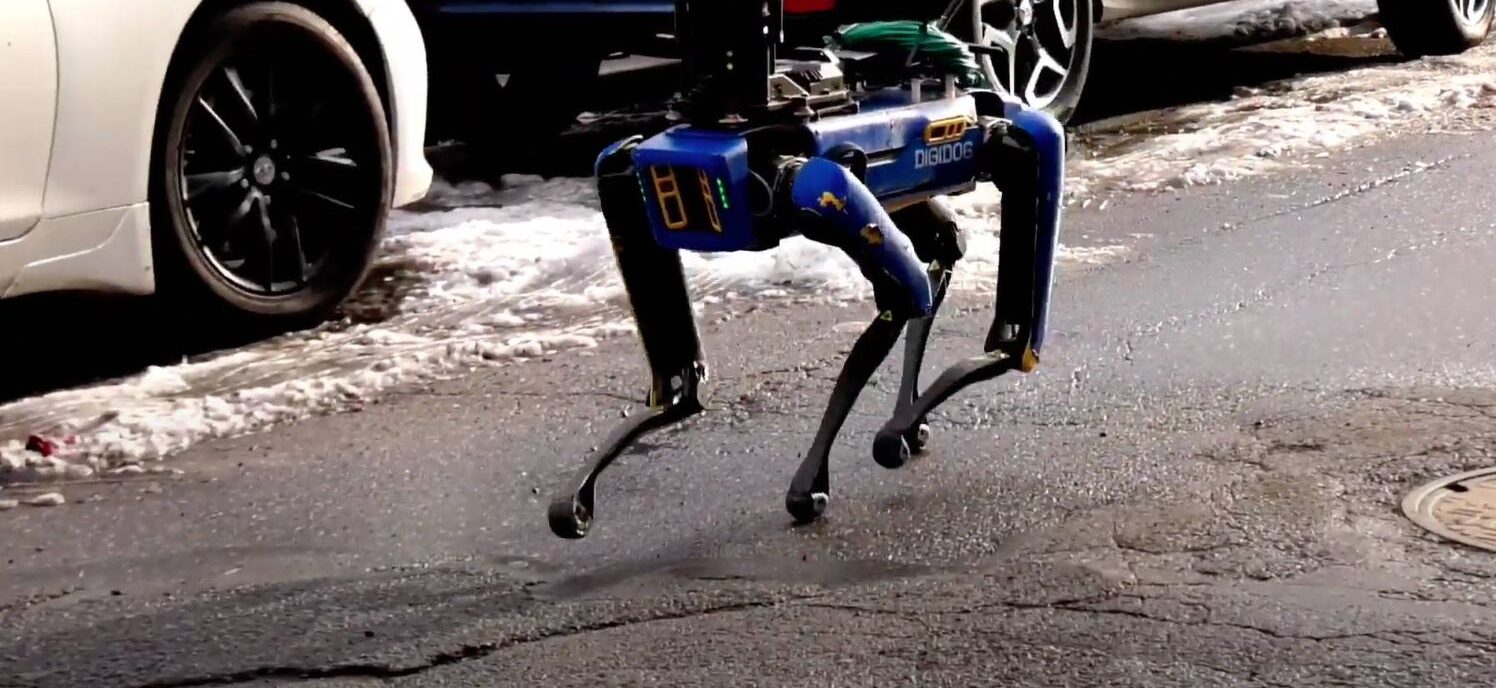 Robot que controla las calles de Shanghai. En Estados Unidos comenzarán a verse más seguido (foto: Resumido.info)