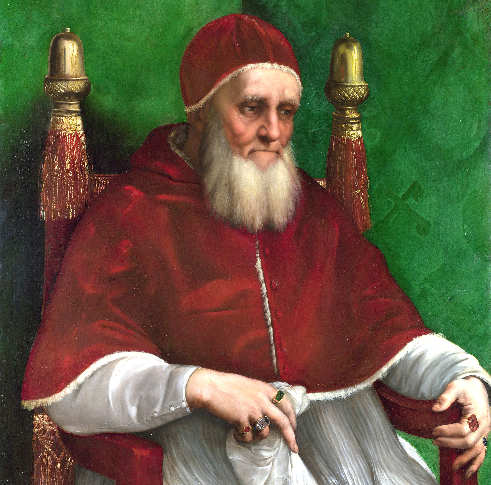 El papa Julio II en una retrato que puede verse en la National Gallery, Londres (VCG Wilson/Corbis via Getty Images)