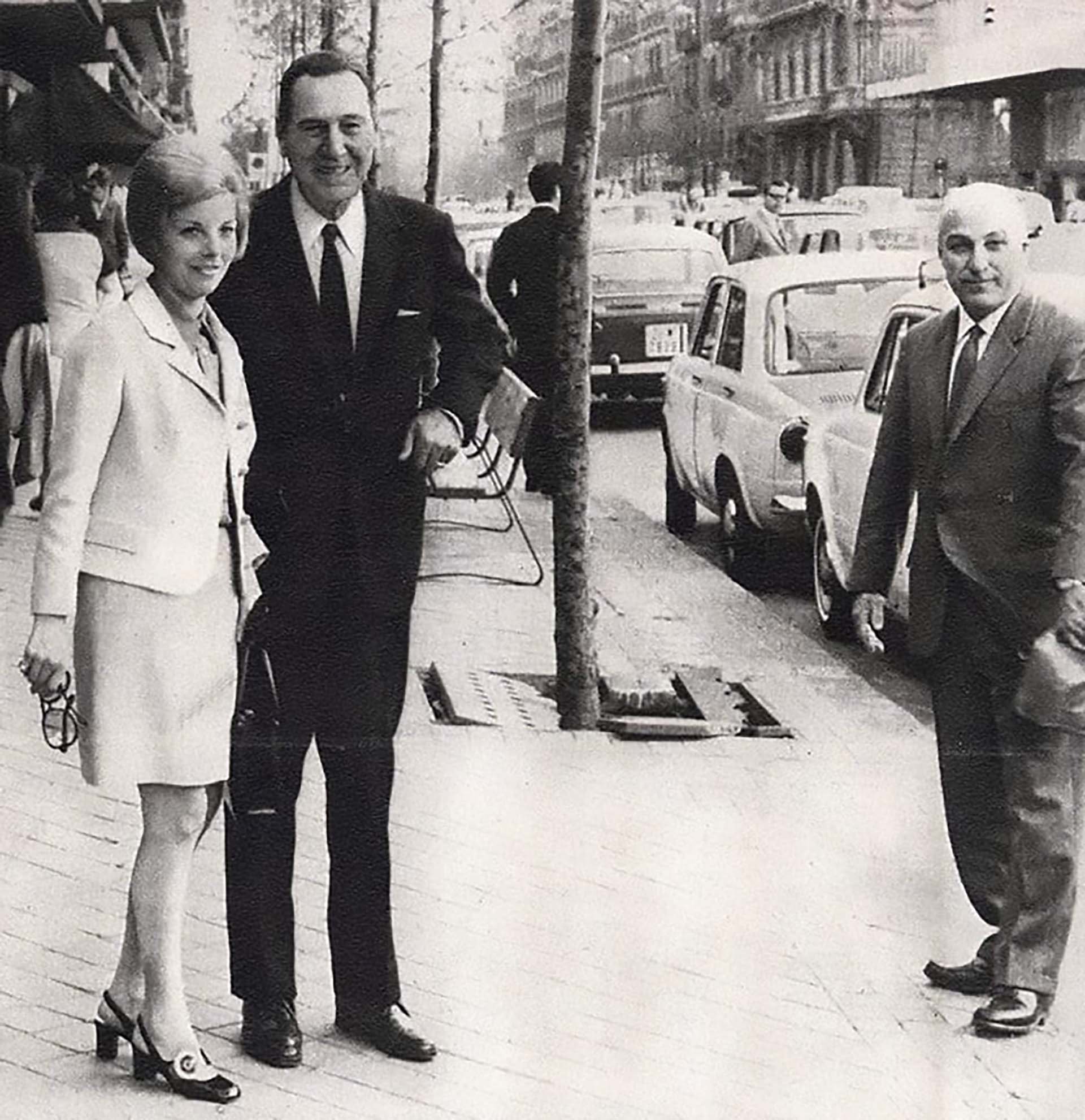 Juan Perón, Isabelita y López Rega en Madrid