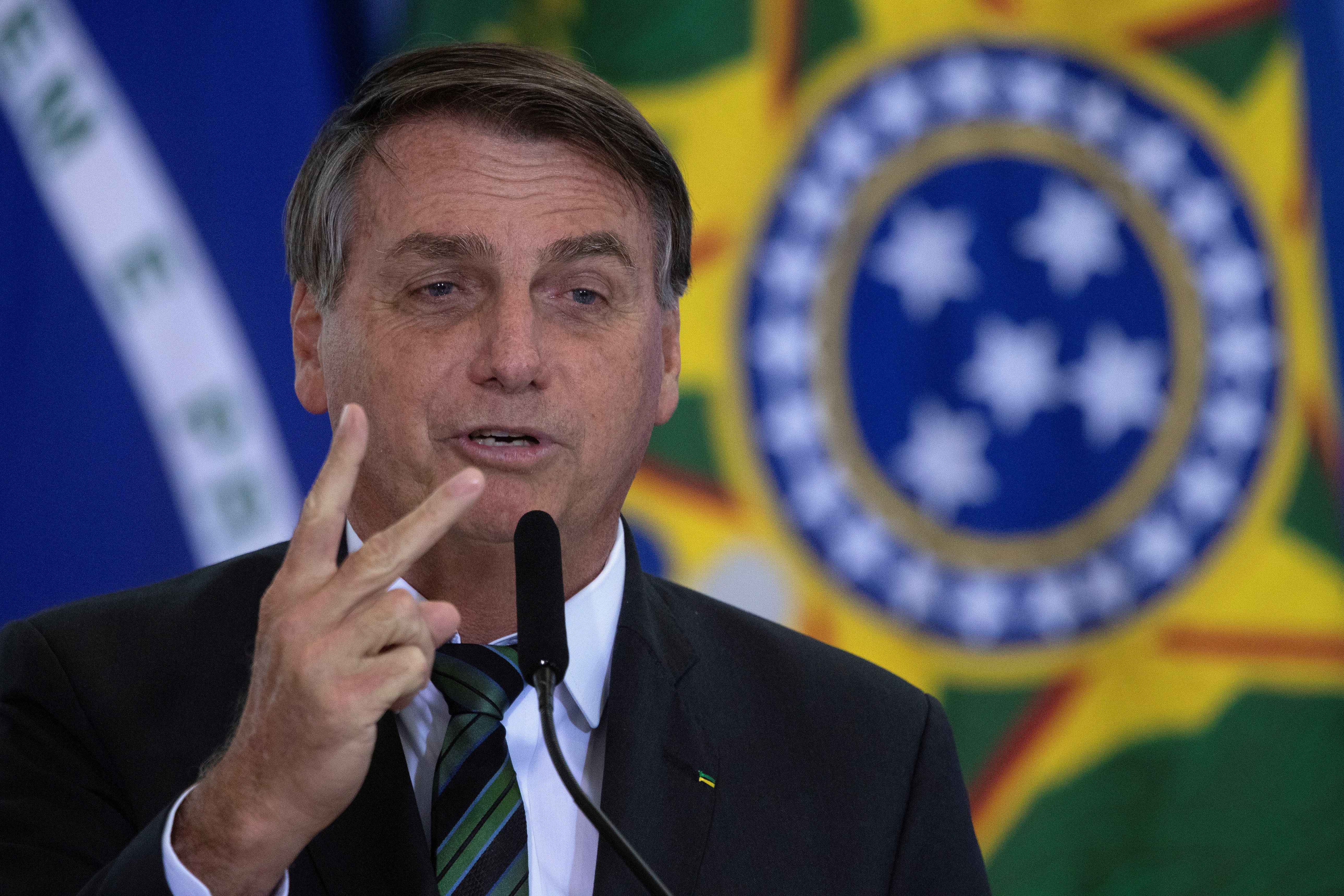El presidente de Brasil, Jair Bolsonaro. EFE/ Joédson Alves/Archivo
