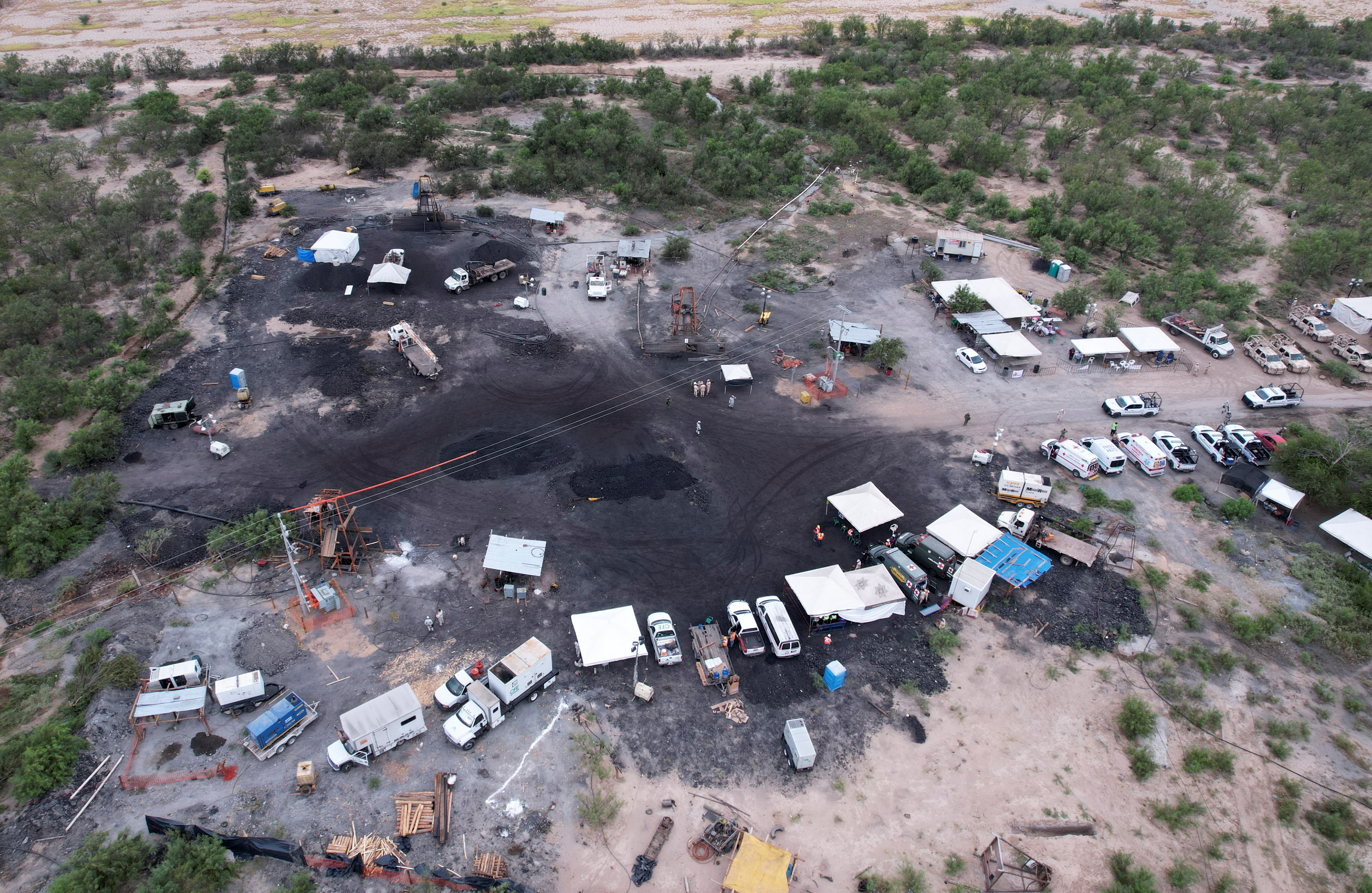 Mine in Las Conchas, municipality of Sabinas, Coahuila.  REUTERS/Luis Cortes