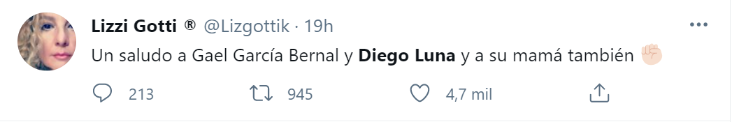 Les mandan un saludo a "su mamá también"
