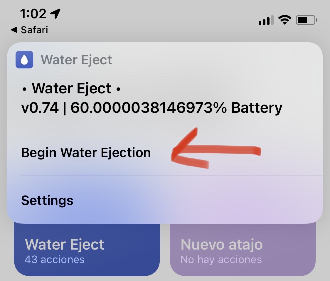Water Eject para iPhone y iPad. (foto: iPhone 12 Pro/Jose Arana)