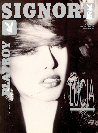 Lucía Mendez accedió a aparecer en la portada (Foto: Portada Revista Playboy, Noviembre 1990)