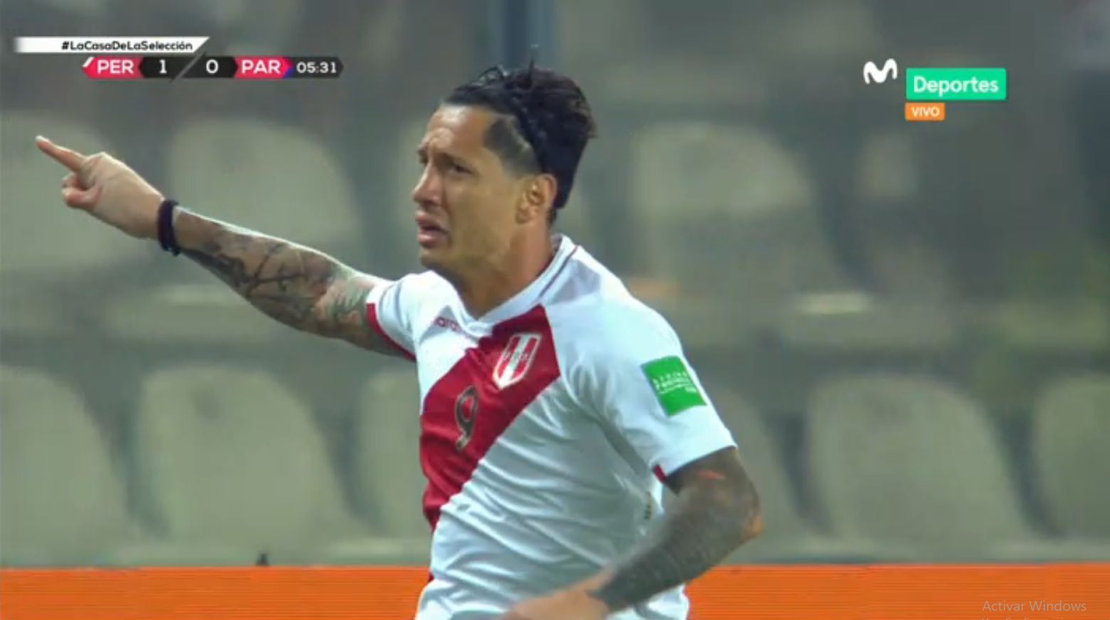 Gianluca Lapadula scored a great goal after Christian Cueva's great pass for 1-0 in Peru vs Paraguay - Infobae