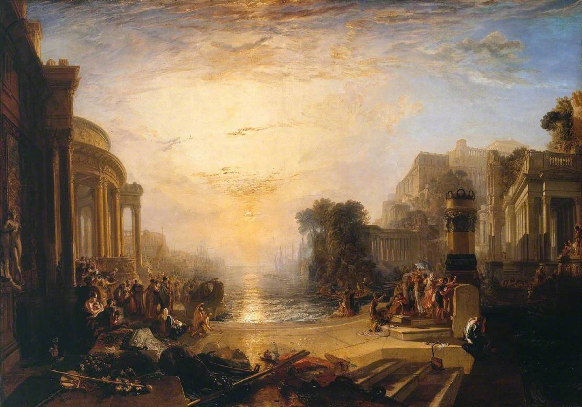 “La decadencia del Imperio cartaginés” (1817) de Turner