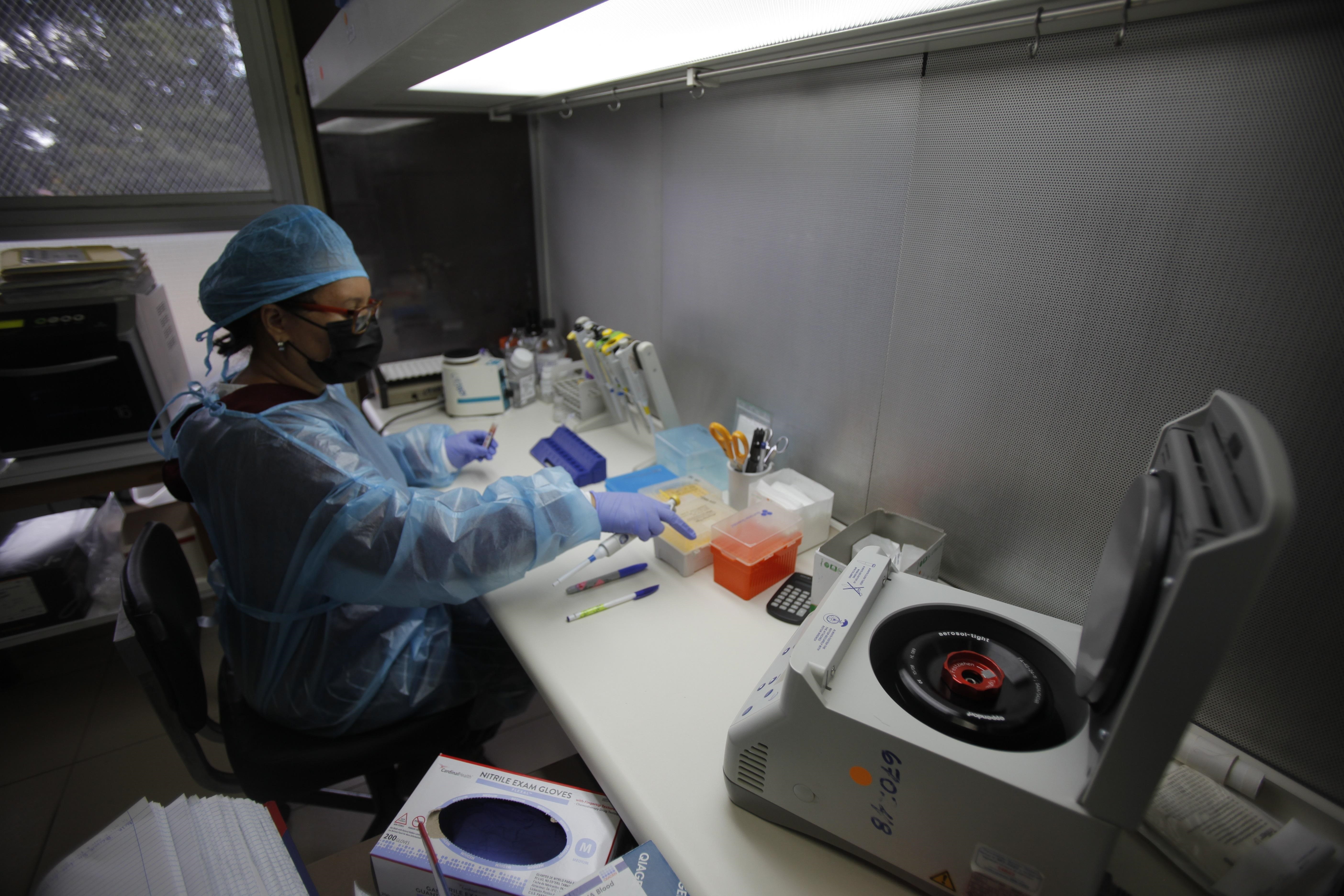 La ciencia busca cómo inhibir el virus y frenar la pandemia por COVID-19 - EFE/Carlos Lemos
