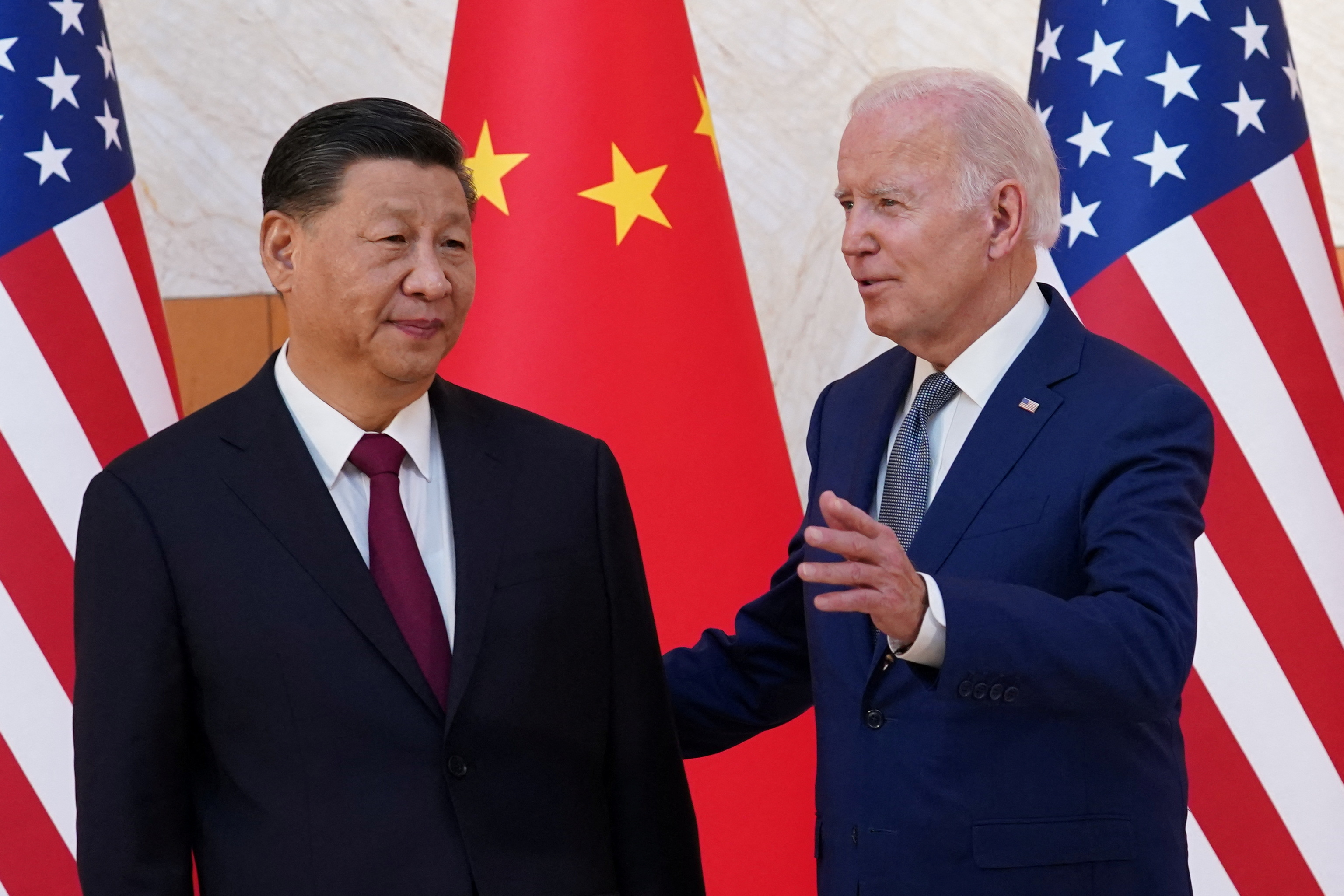 Xi Jinping y Joe Biden (Reuters)