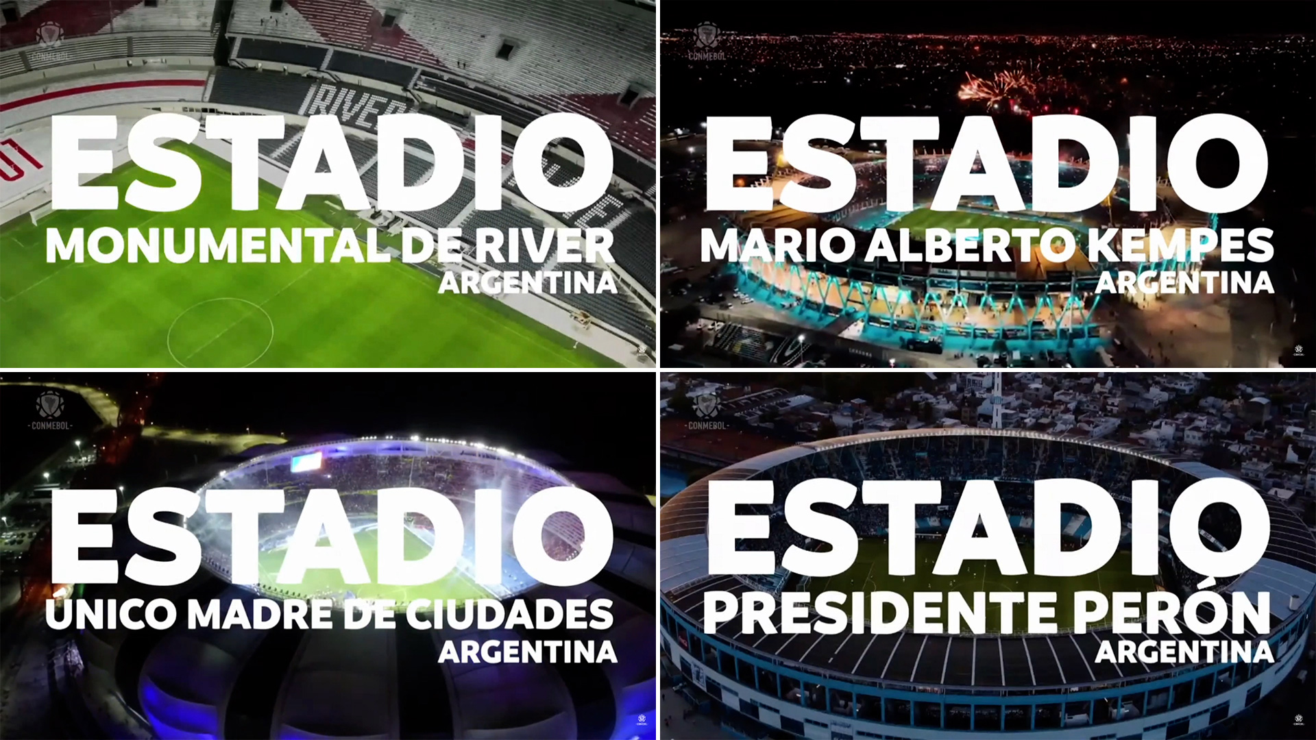 Conmebol dio a conocer los estadios candidatos a albergar el Mundial 2030