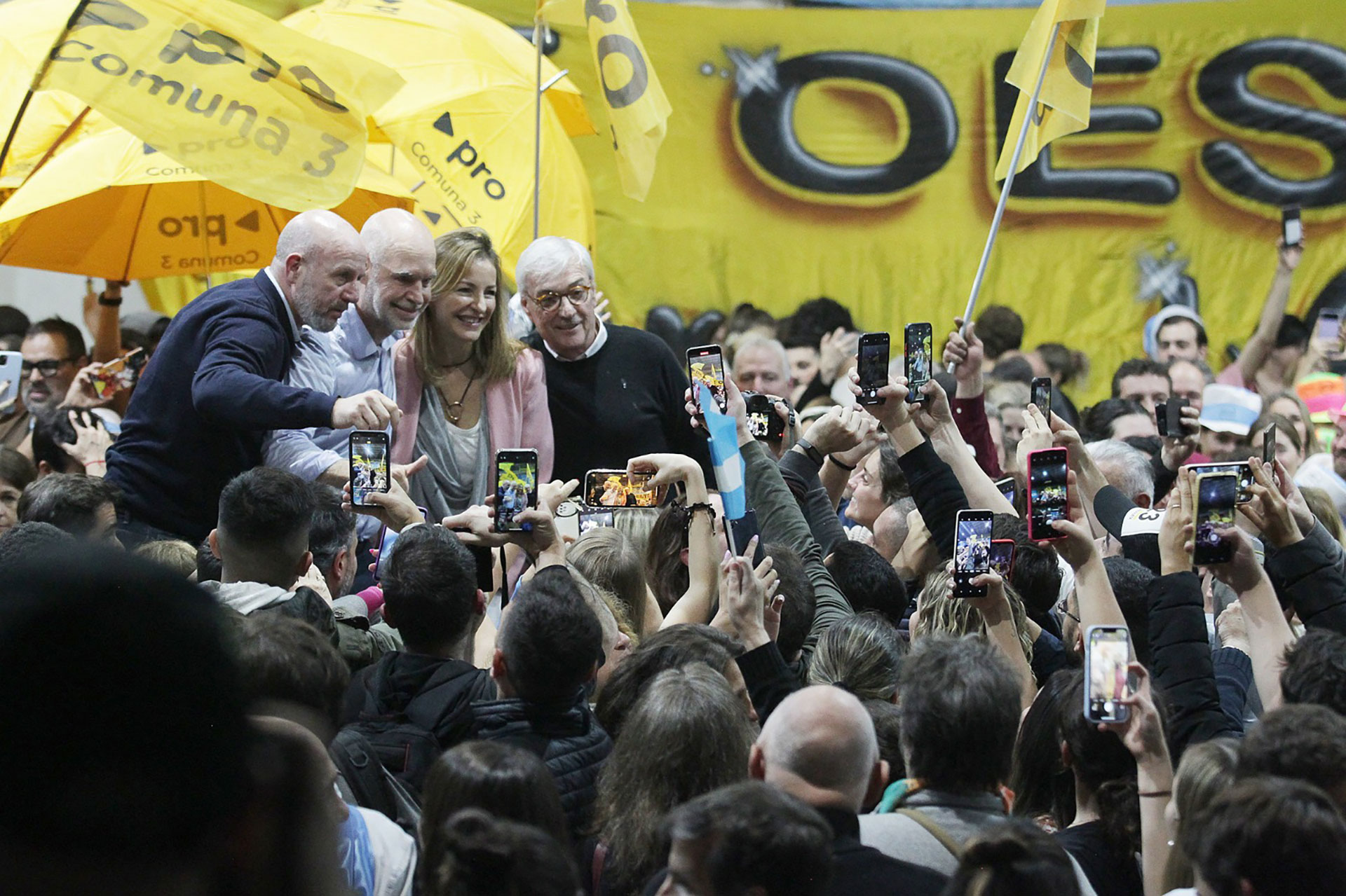 Rodríguez Larreta encabezó un acto partidario junto a Soledad Acuña, Waldo Wolff y Álvaro González