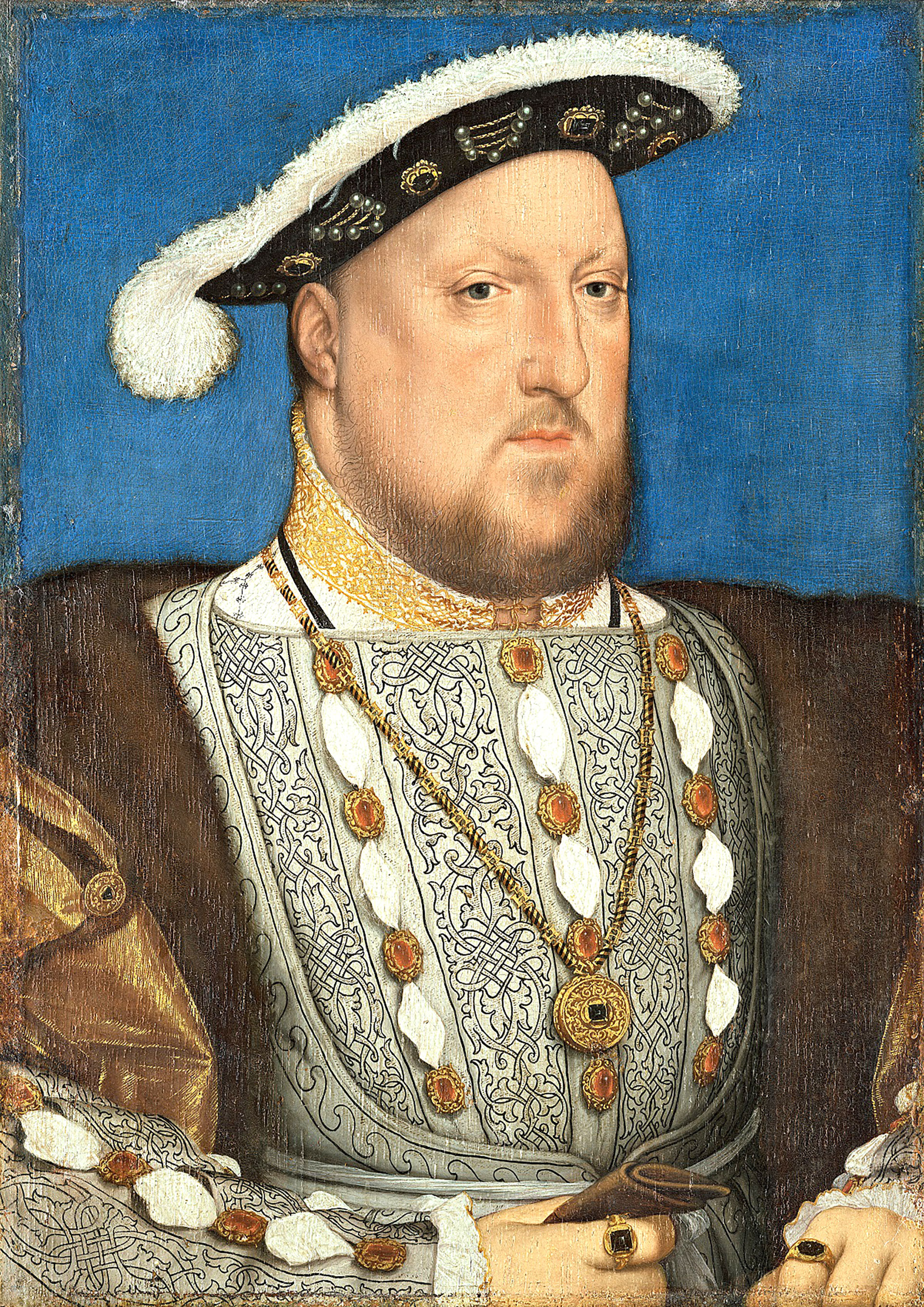 "Henry VIII" ("Enrique VIII") (1537), de Hans Holbein the Younger (Museo Nacional Thyssen-Bornemisza)