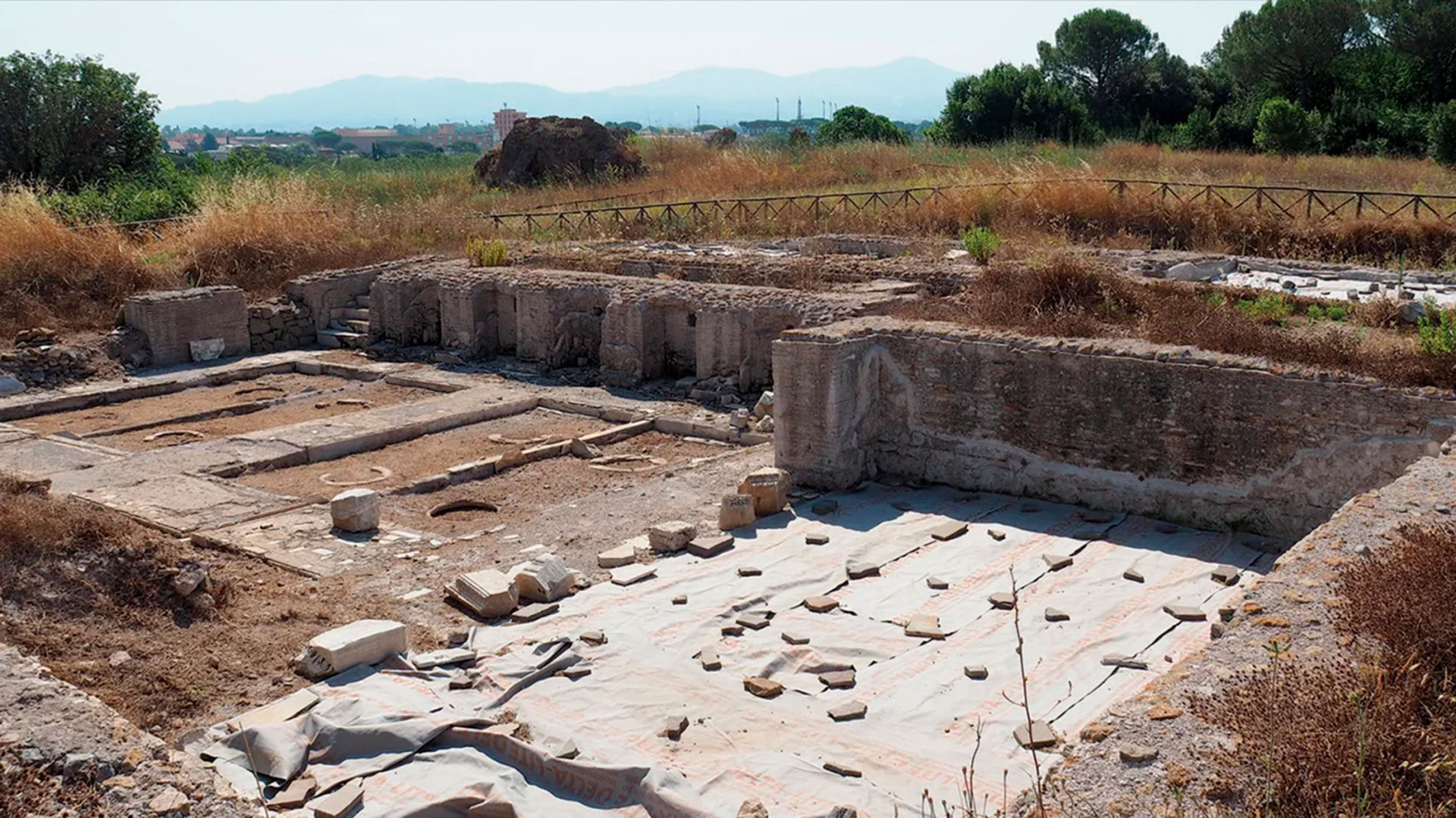 Lujos romanos: las ruinas en la Vía Apia que revelan una antigua mansión con fuentes de vino