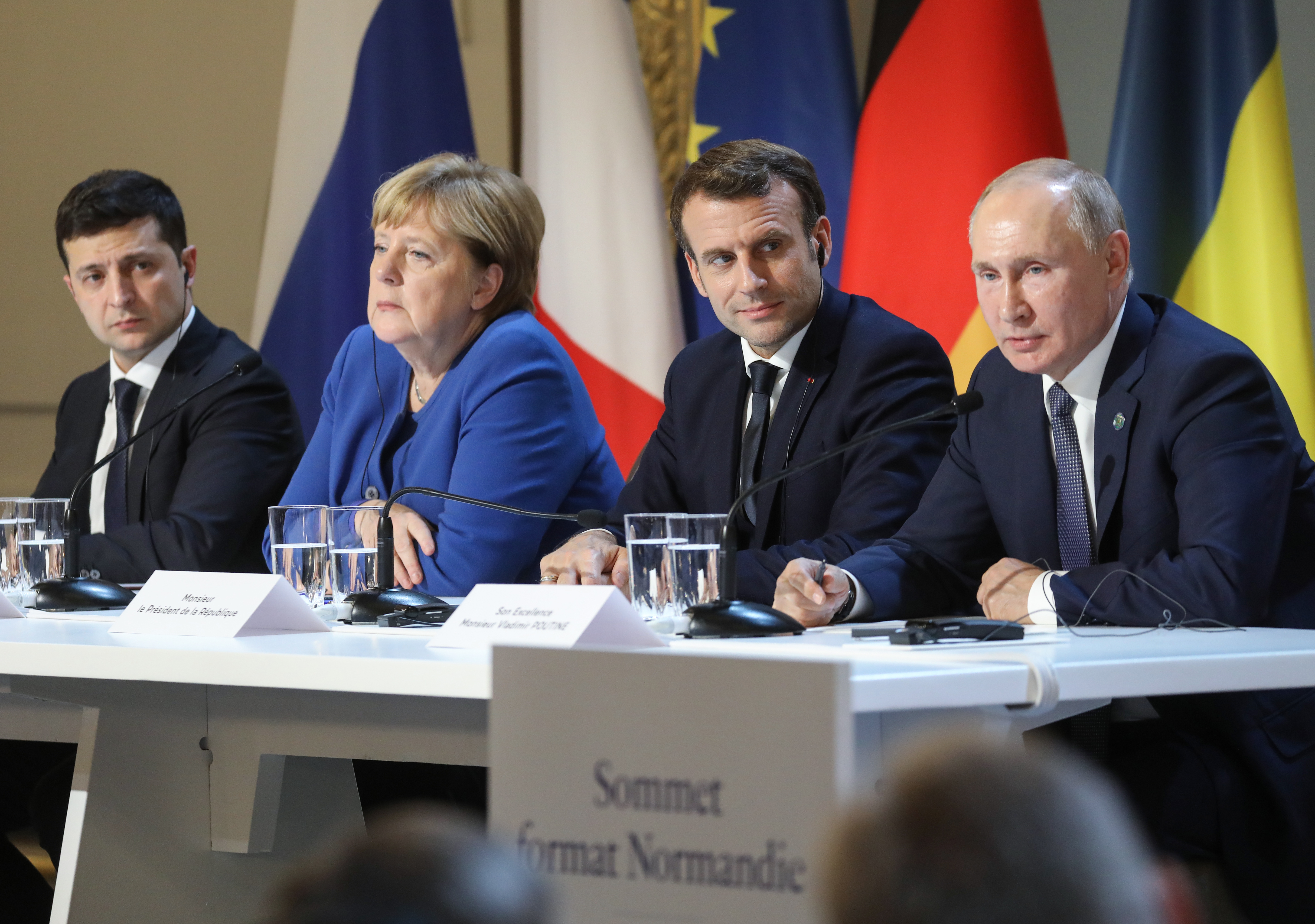 Las potencias occidentales expresaron su preocupación por las tensiones entre Rusia y Ucrania (LUDOVIC MARIN / POOL / AFP)