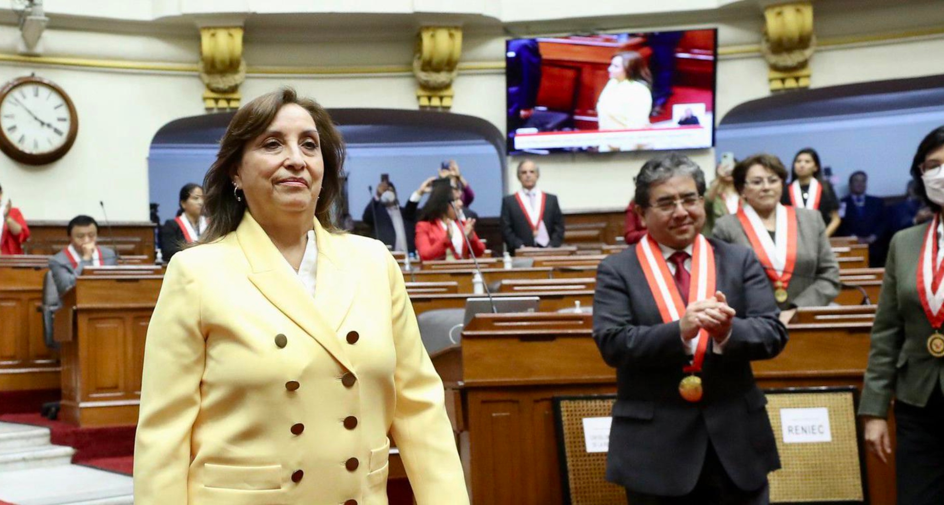 Dina Boluarte se convirtió en jefa de Estado, tras la vacancia de Pedro Castillo.