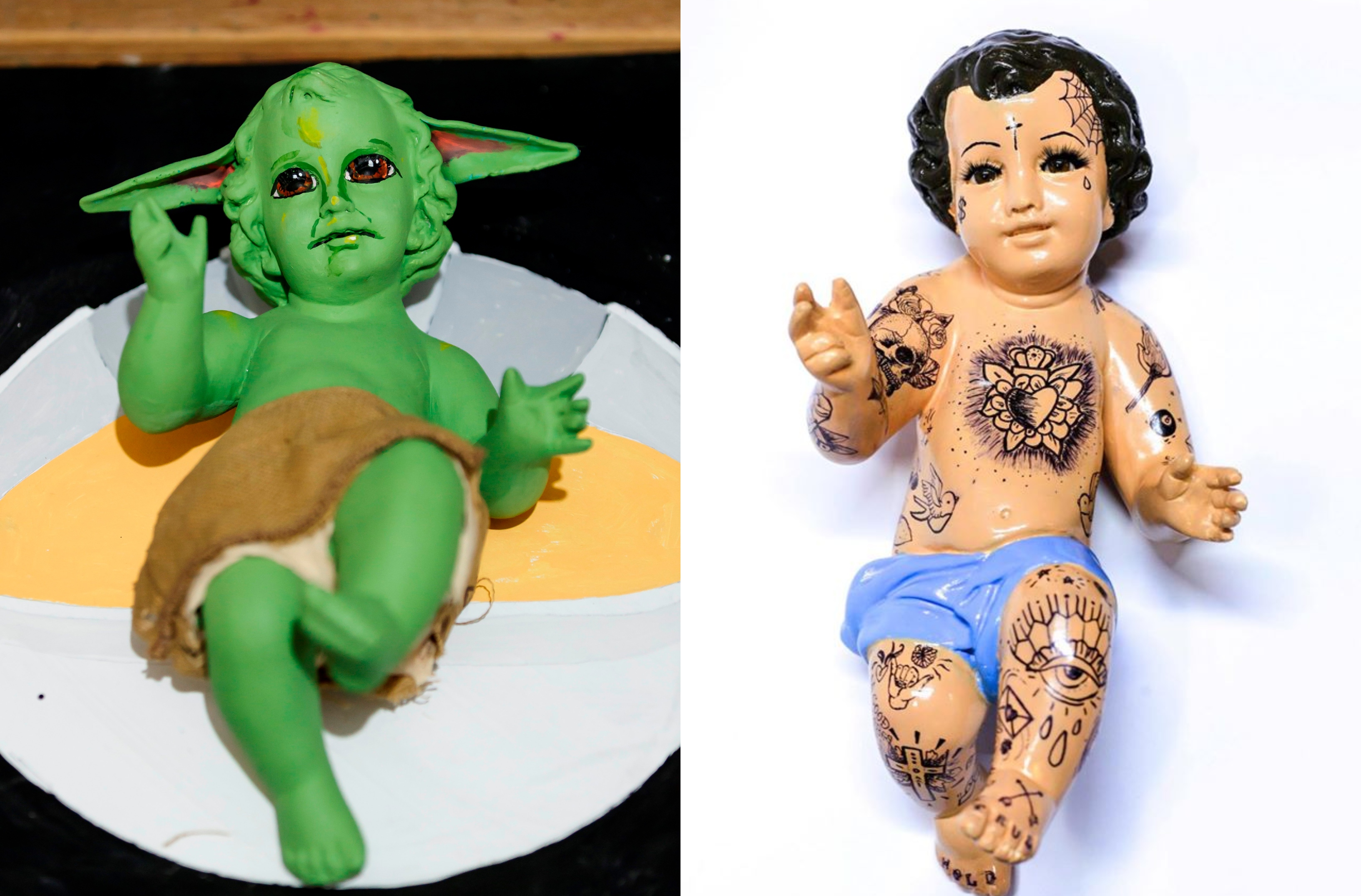 De cholo a Baby Yoda, los atuendos más extraños del Niño Dios en el Día de la Candelaria