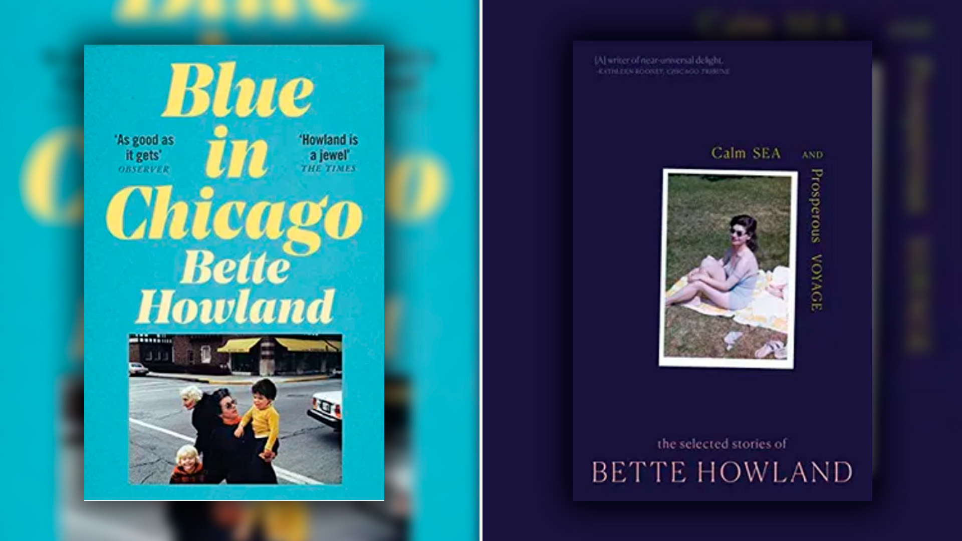 "Blue in Chicago" y Calm Sea and Prosperous Voyage", dos libros de la escritora estadounidense.