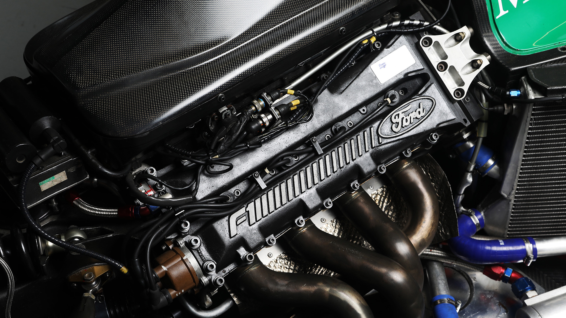 El motor V8 de Ford, que estaba a cargo de Cosworth (speedmastercars.com)
