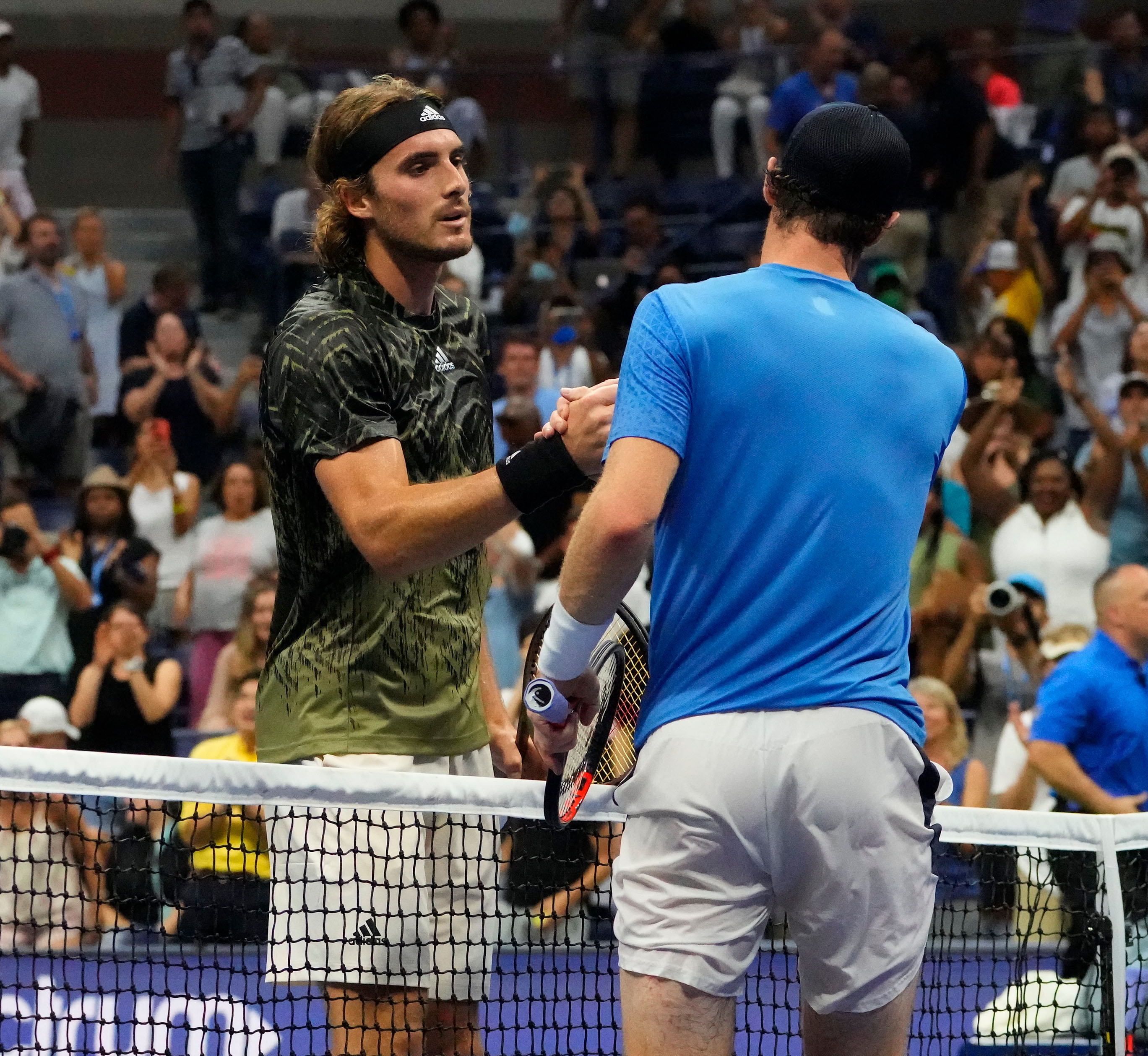 Stefanos Tsitsipas venció a Andy Murray en la primera ronda del US Open (Foto: USA TODAY Sports)