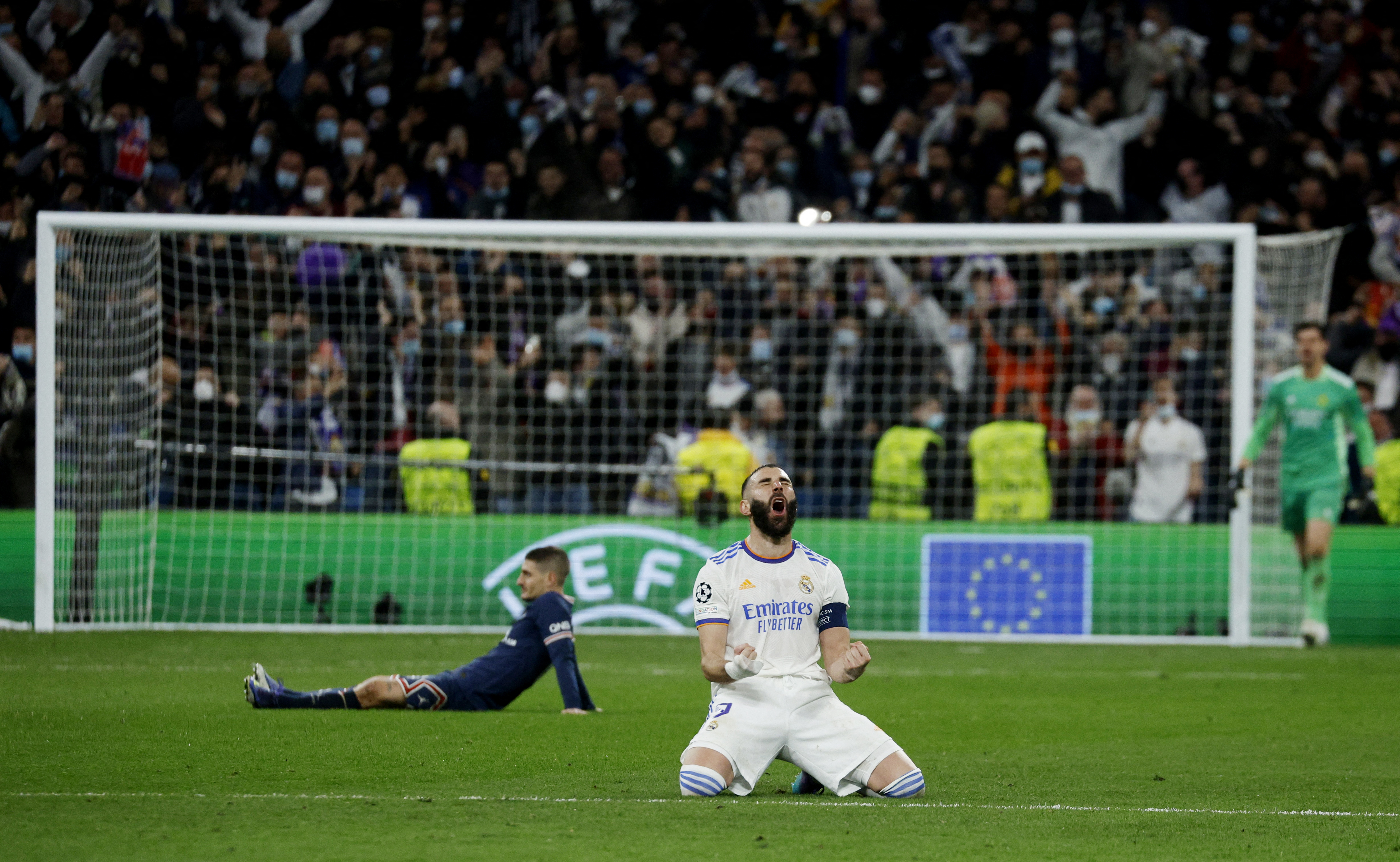 Мбаппе матч за реал мадрид. Бензема Реал Мадрид. Real Madrid vs PSG 2022. Бензема ЛЧ 2022.