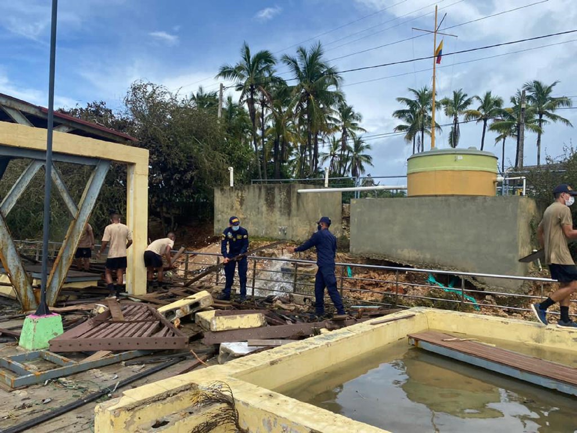 Afectaciones dejadas por el 'coletazo' del huracán Eta en el Archipiélago de San Andrés y Providencia